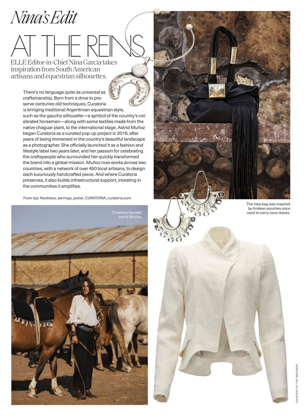 CURATORIA in ELLE — Nina Garcia’s Edit