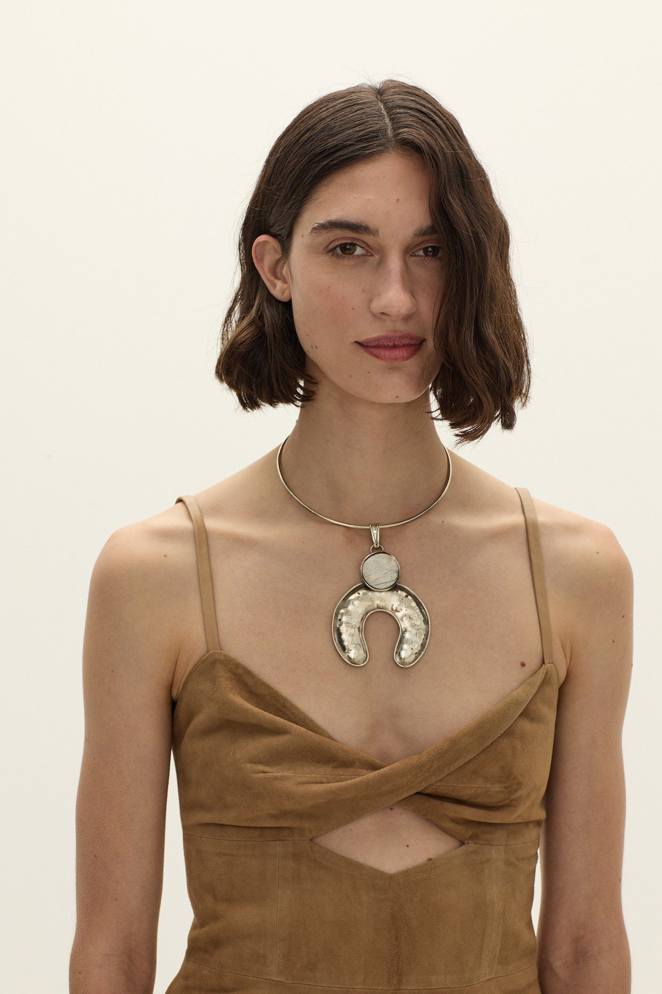 Alabarda Alpaca Metal Necklace