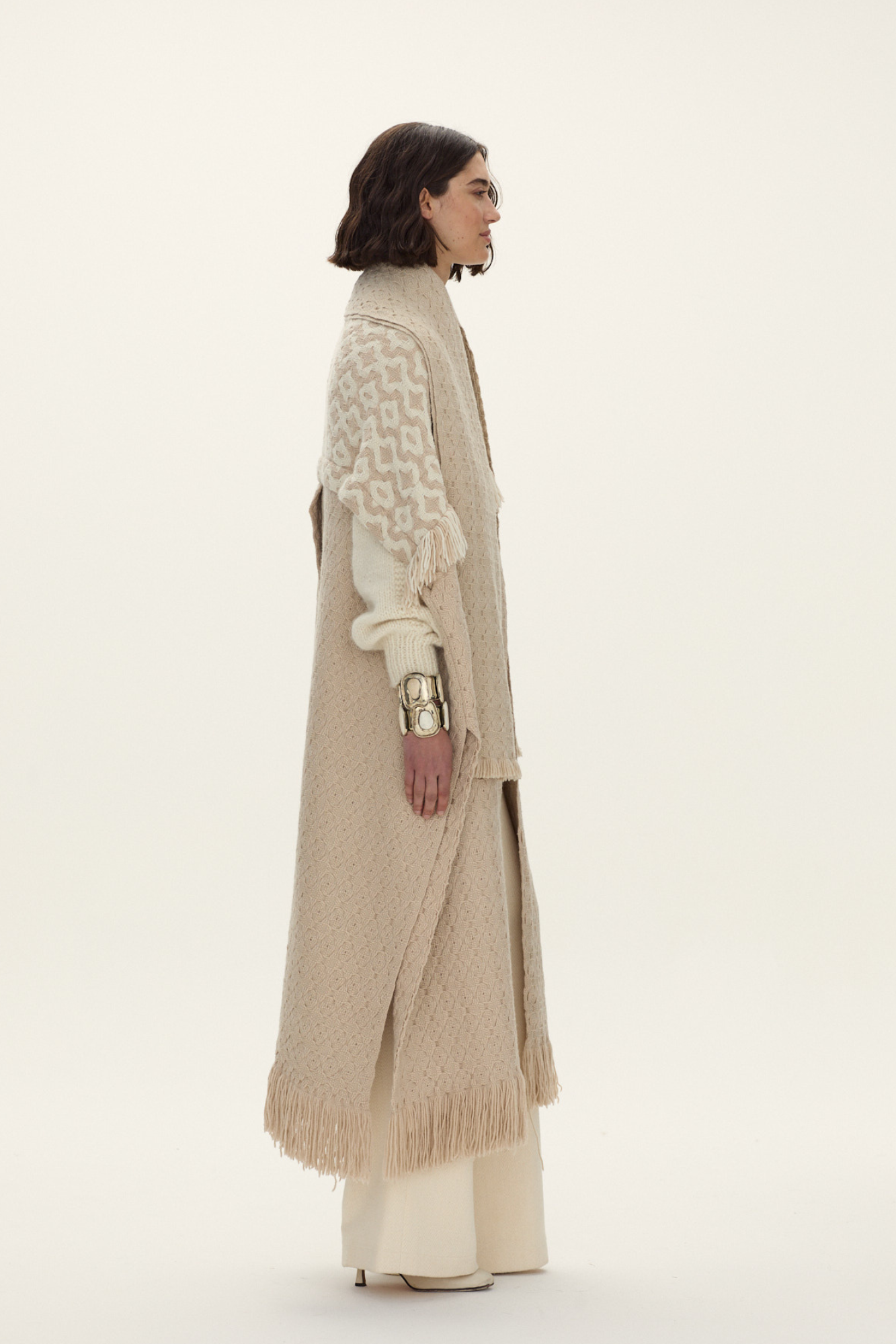 Acacia Handwoven Loom Poncho