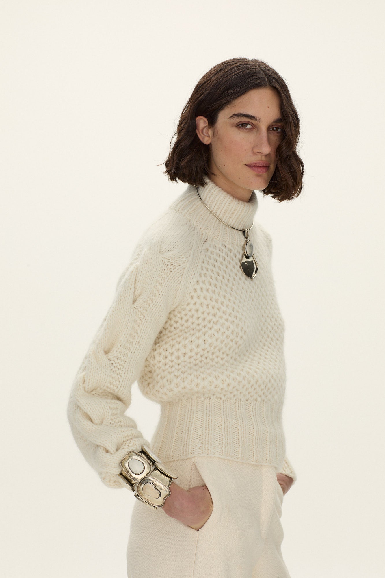 Ampi HandKnitted Alpaca-Wool Sweater