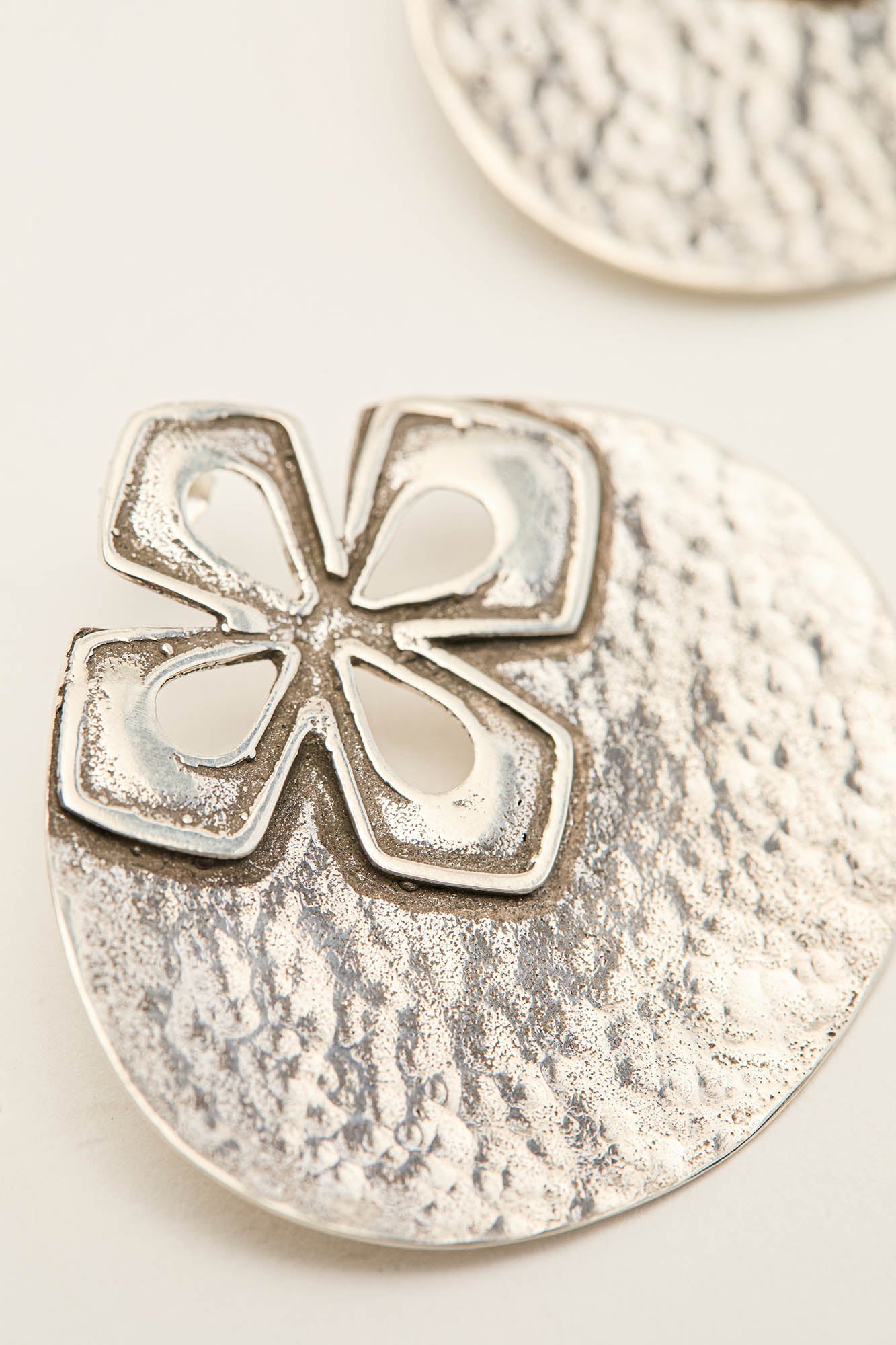 Criolla Silver Stud Earrings