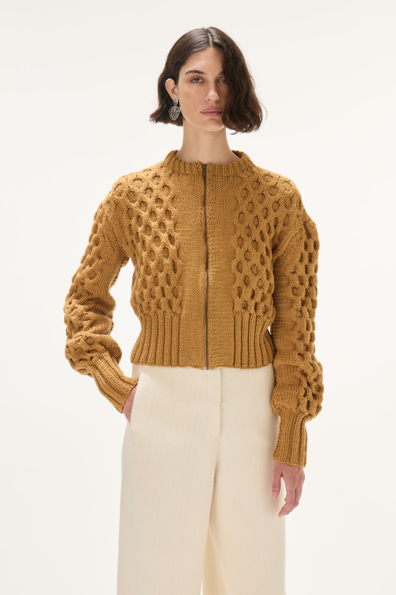 Cardon Hand Knitted Bomber