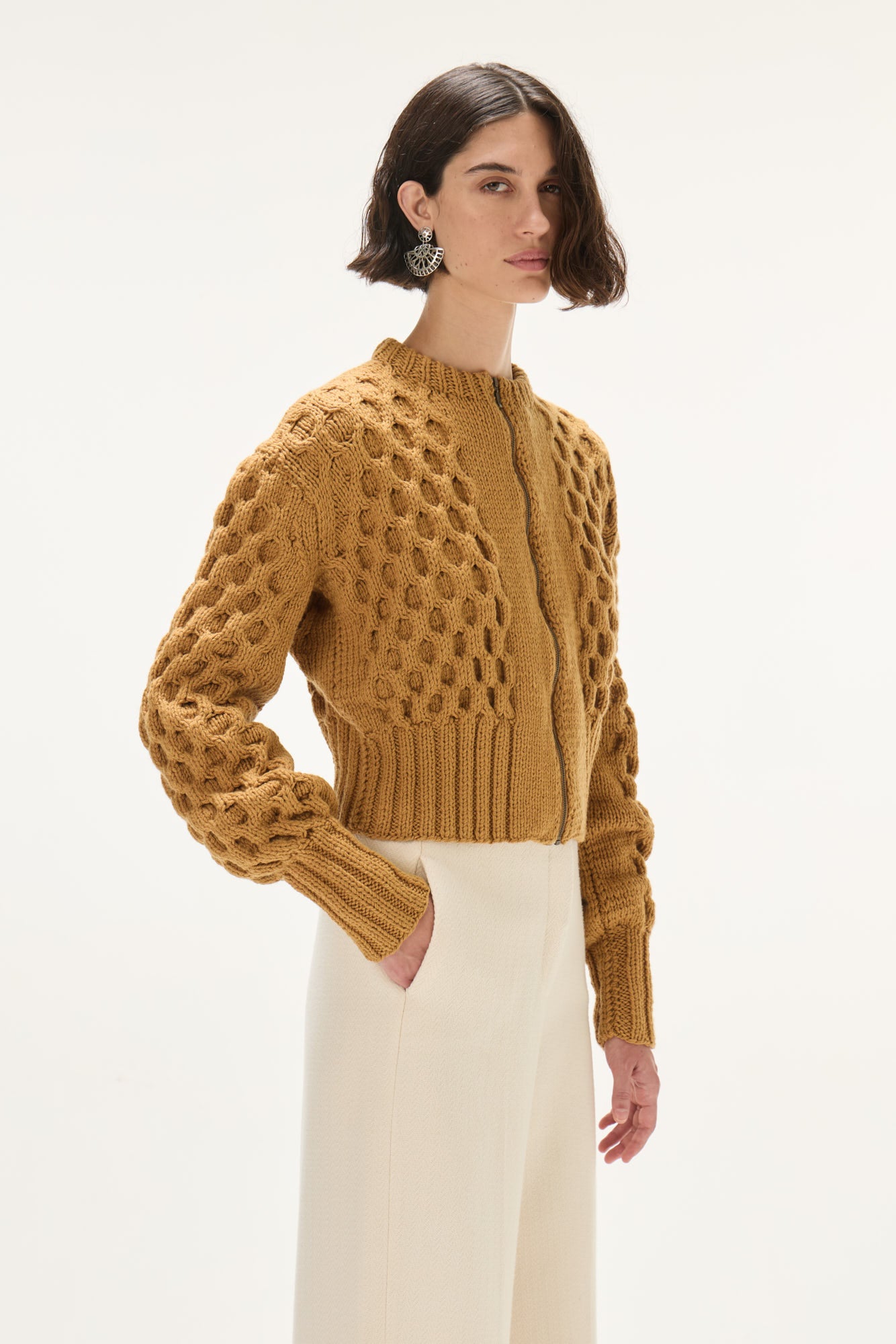 Cardon Hand Knitted Bomber