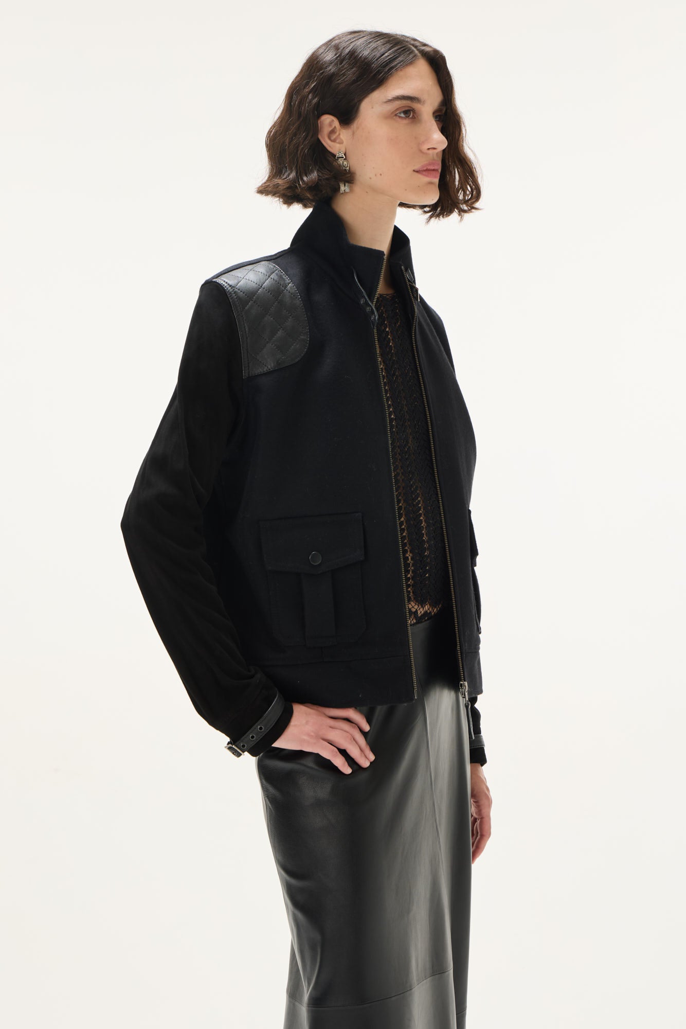 Manea Suede Bomber