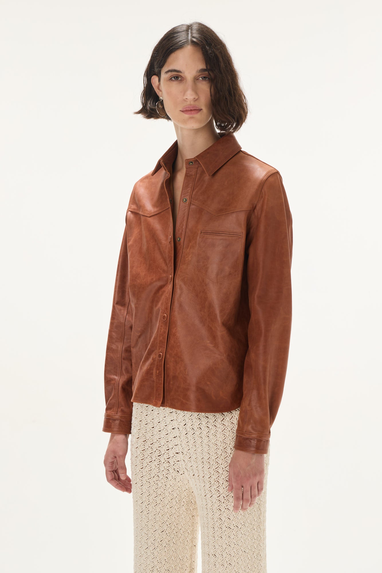 Rivero Leather Shirt