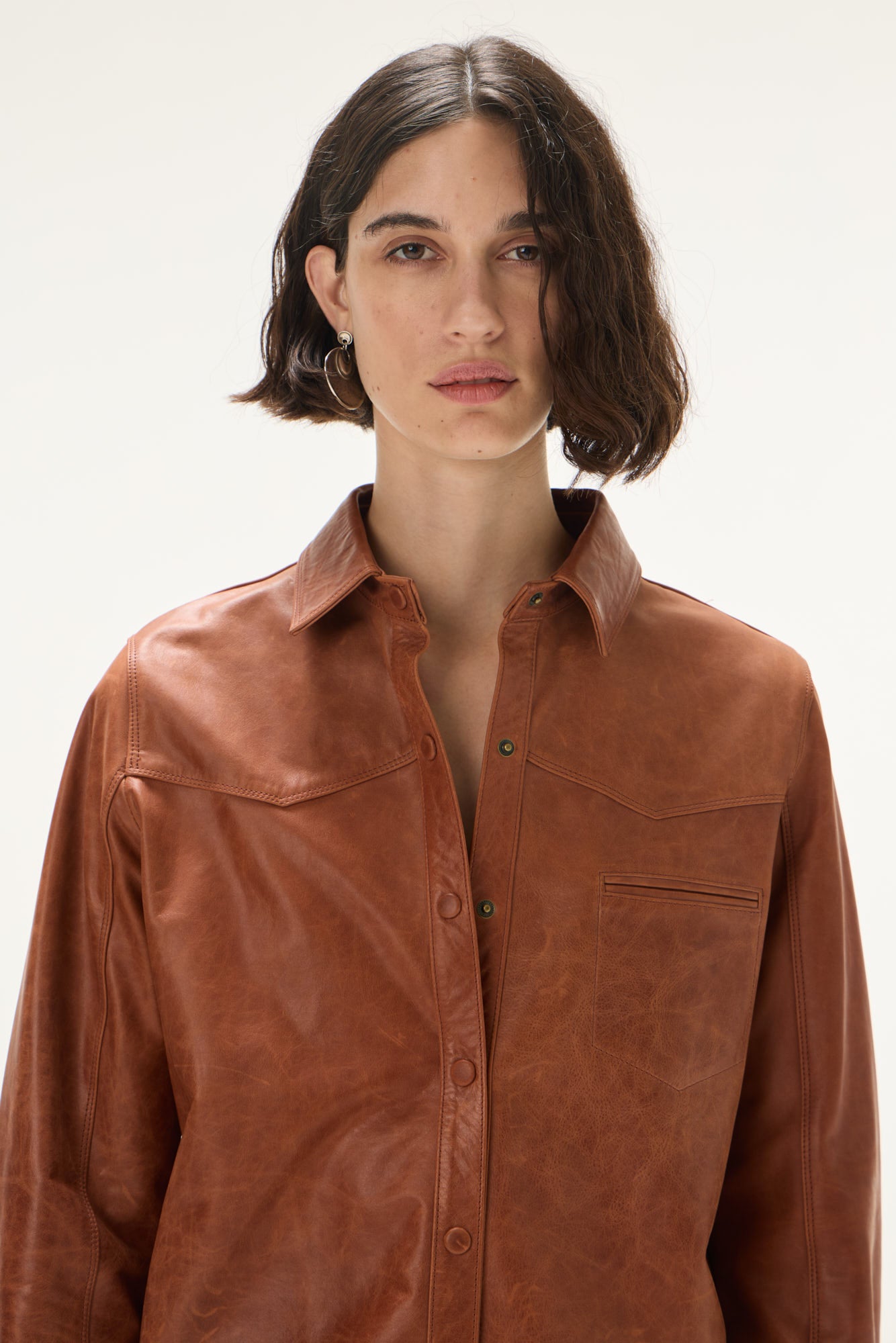 Rivero Leather Shirt