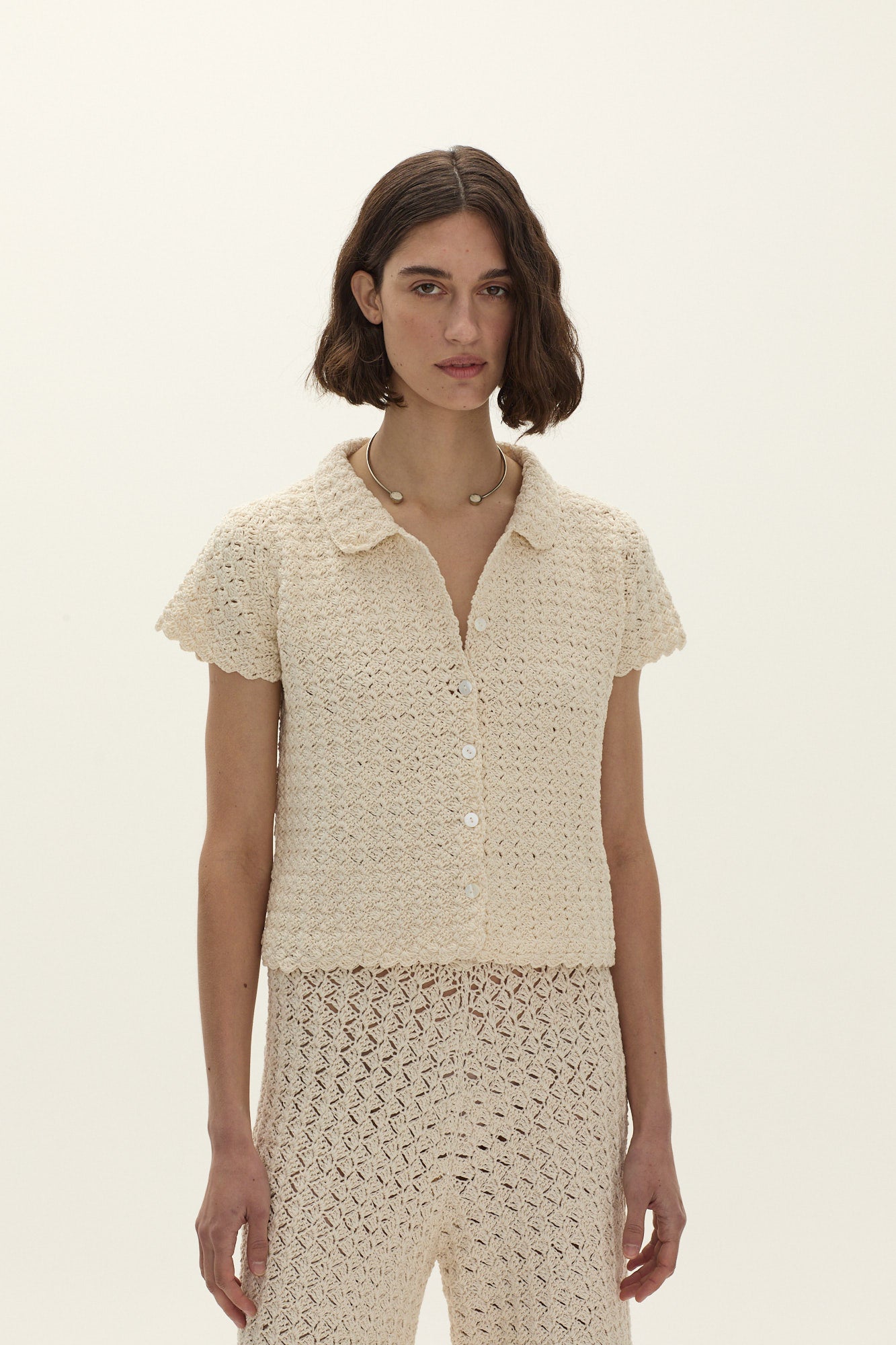 Cascada Hand Crochet Shirt