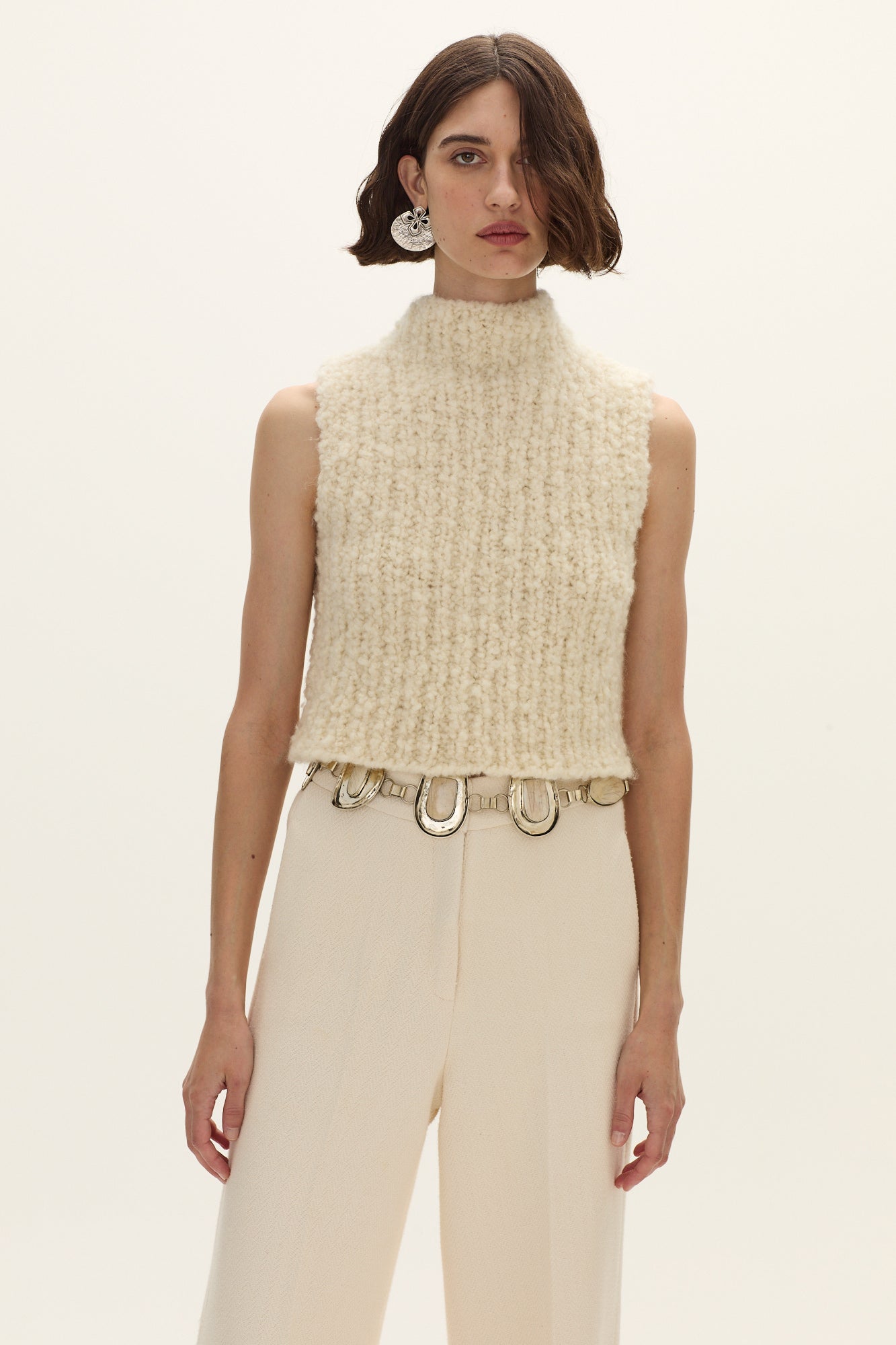 Lira Hand Knitted Top | Curatoria
