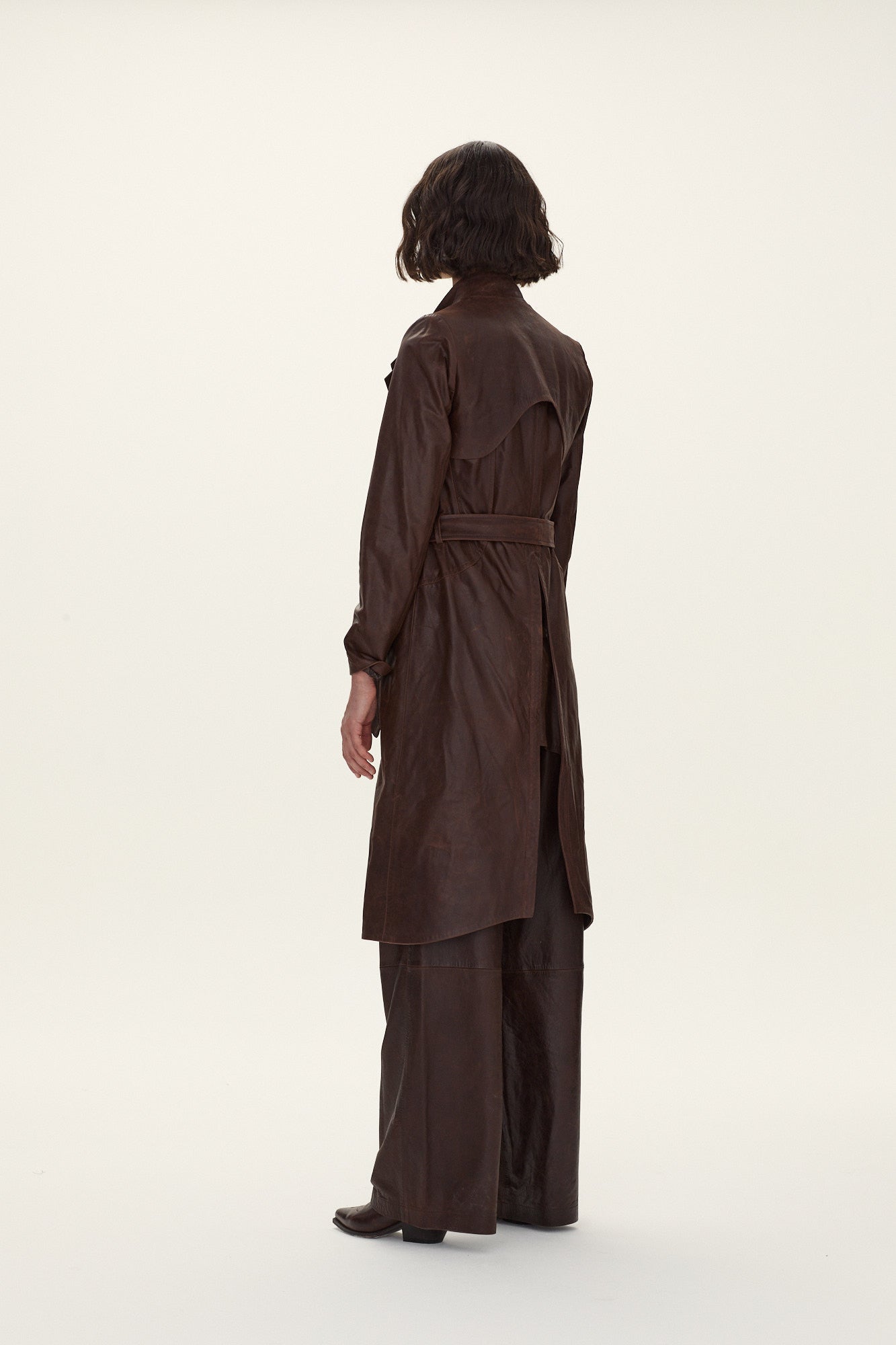 Esquila Leather Coat