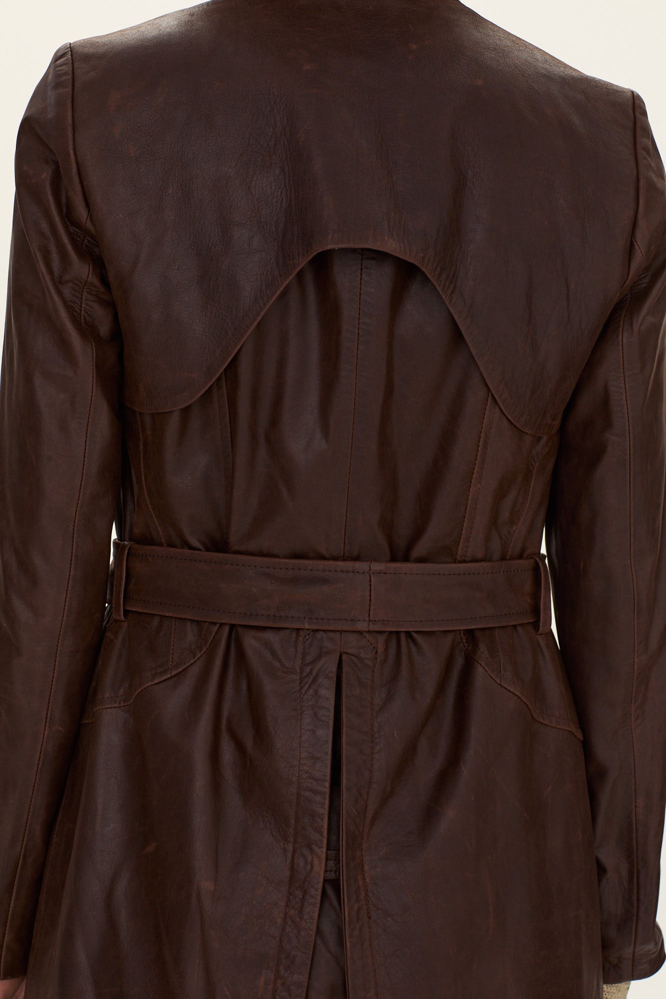 Esquila Leather Coat