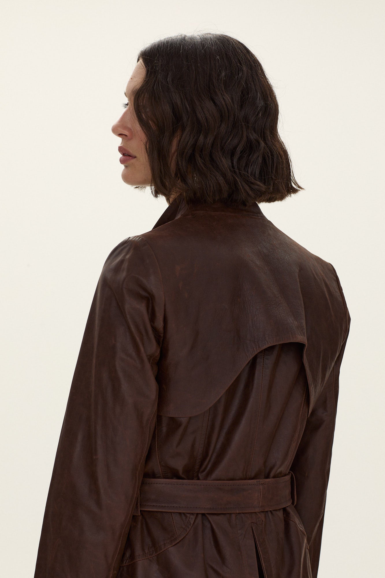 Esquila Leather Coat