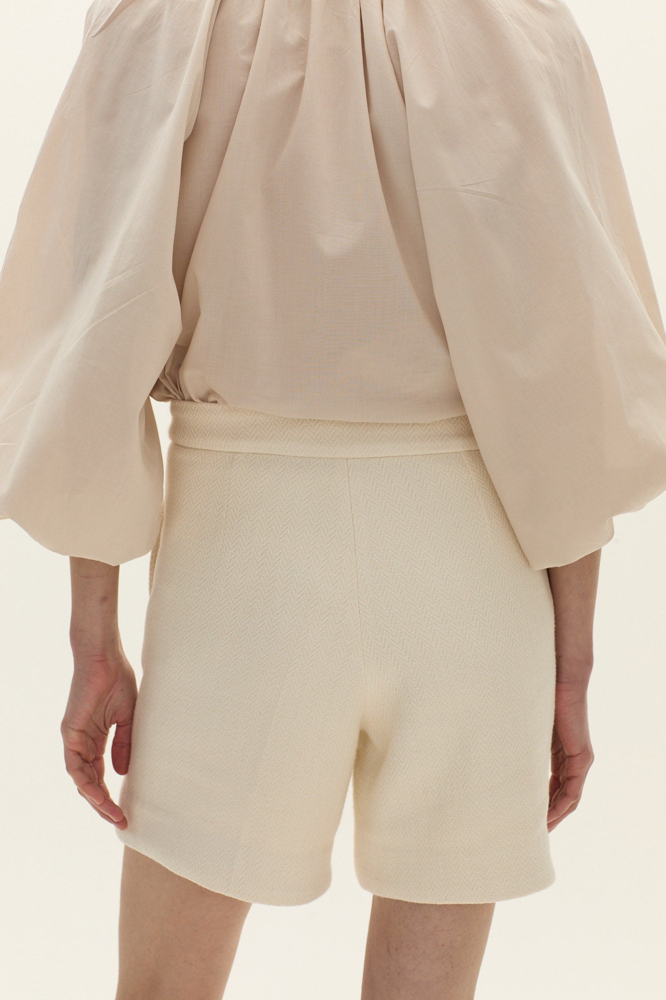Lazo Hand-Loomed Cotton Shorts