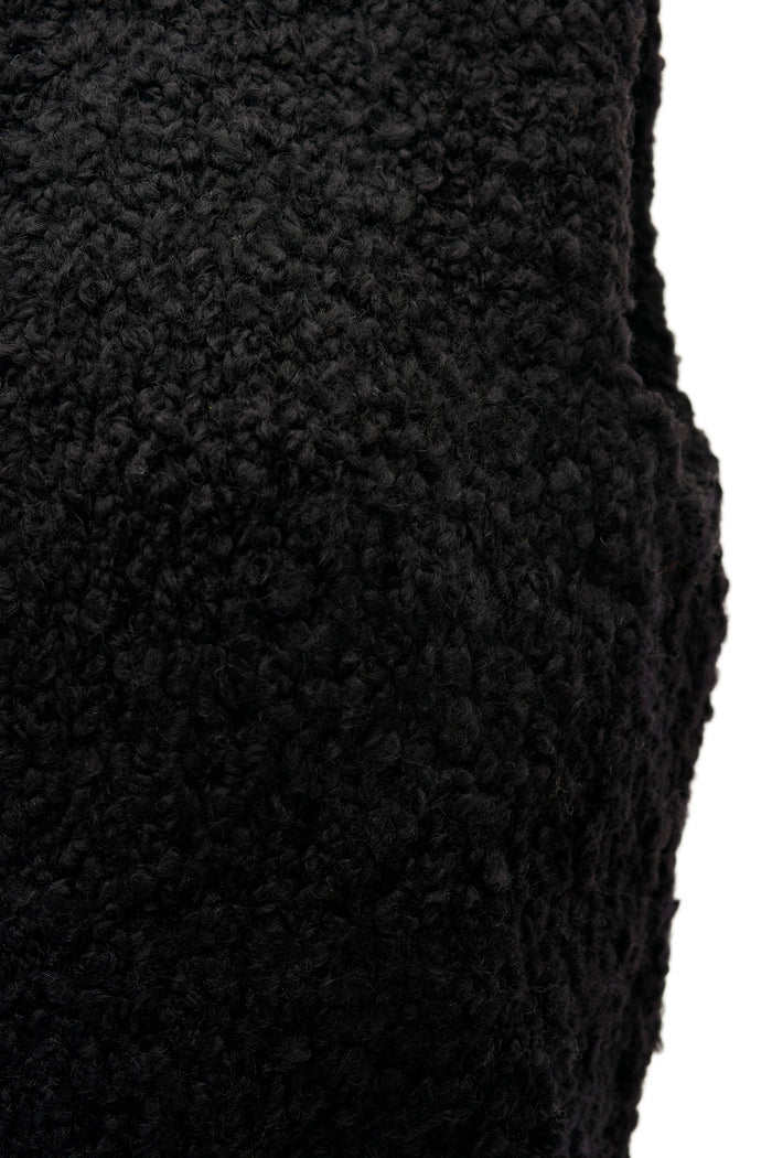 Lira Curly Wool Knit Vest