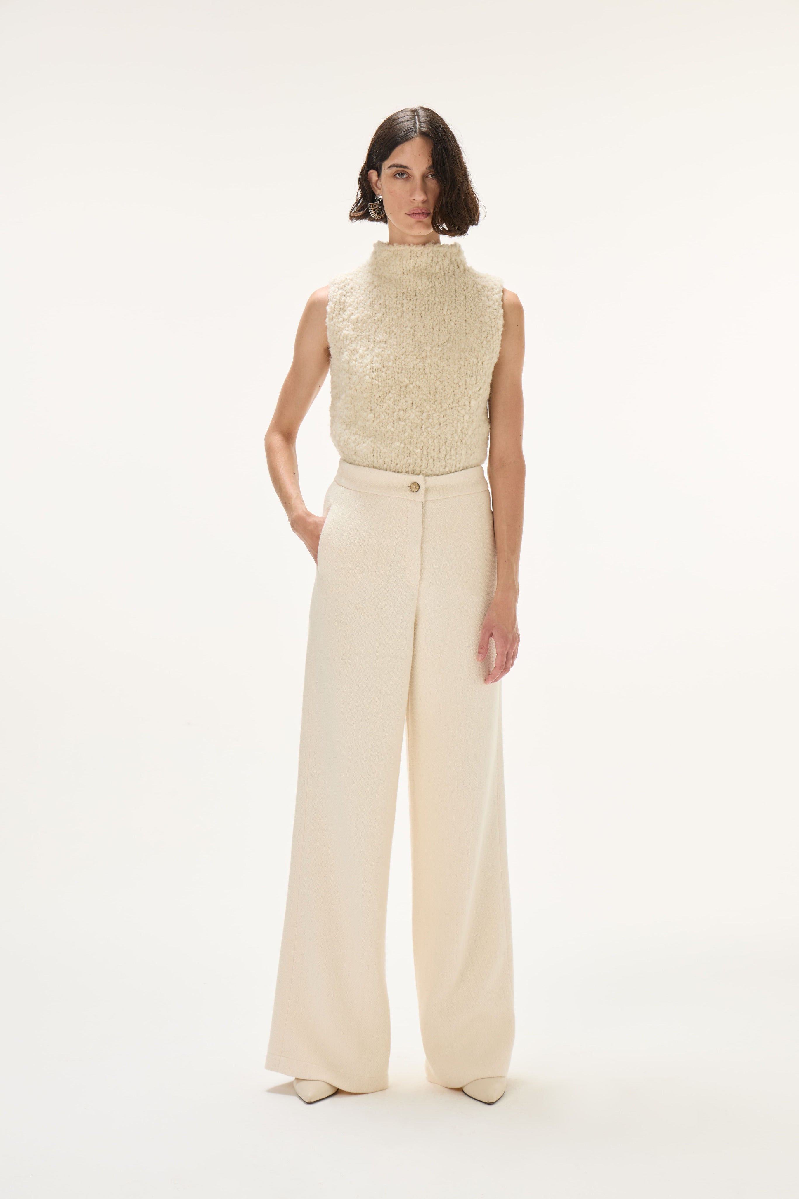 Lazo Hand-Loomed Cotton Trousers