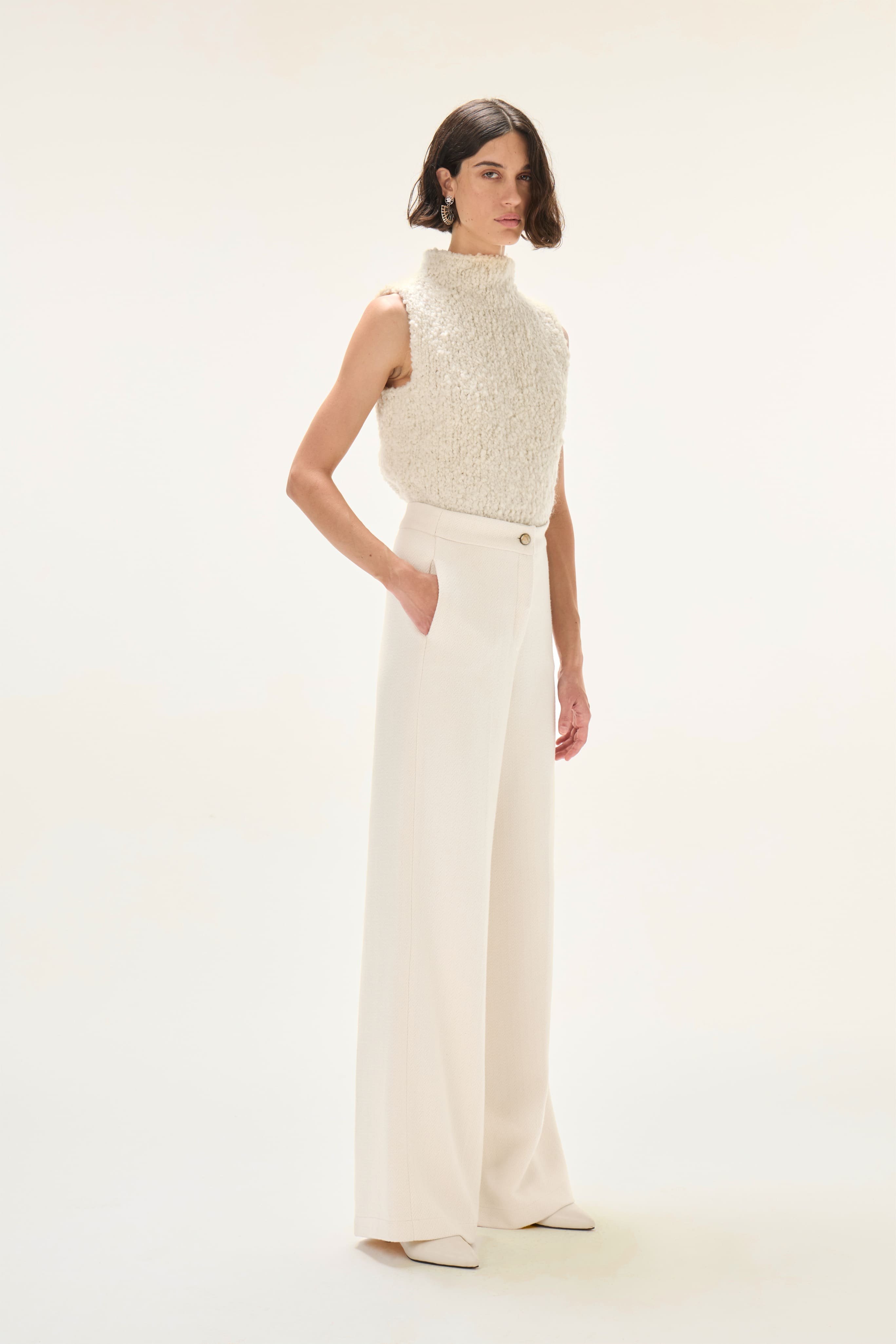 Lazo Hand-Loomed Cotton Trousers