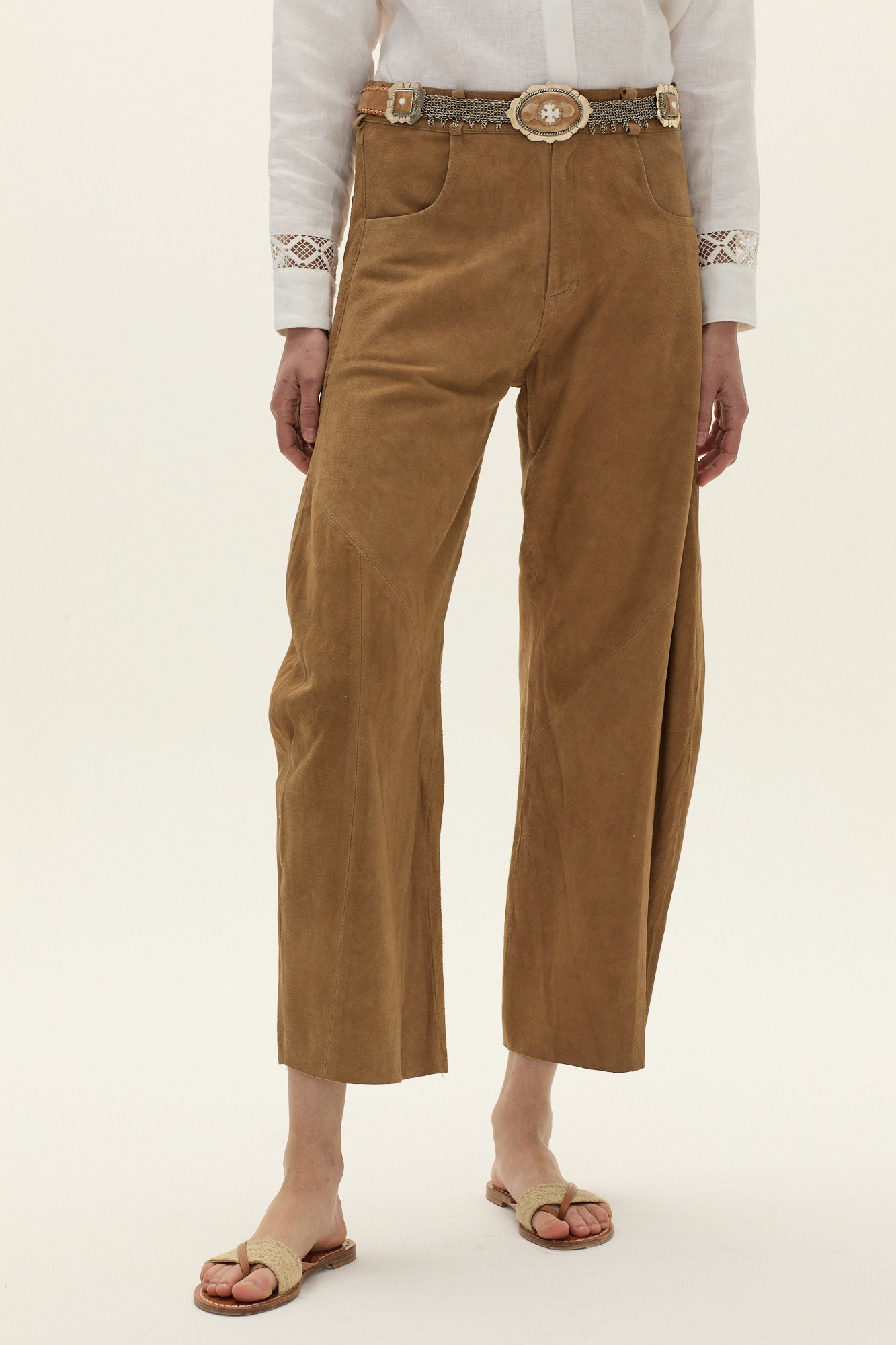 Quebrada Suede Trousers