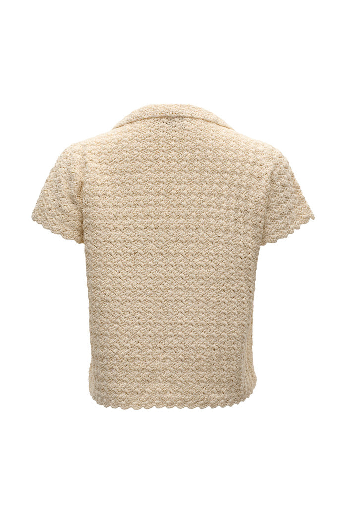 Serena Hand Crochet Shirt