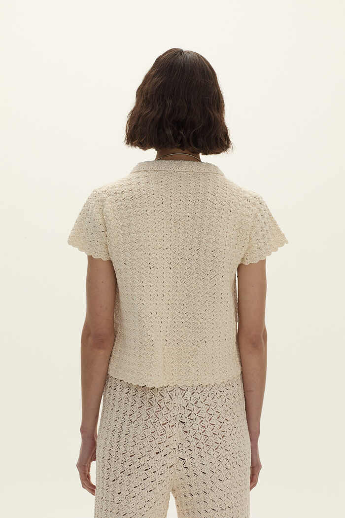 Serena Hand Crochet Shirt