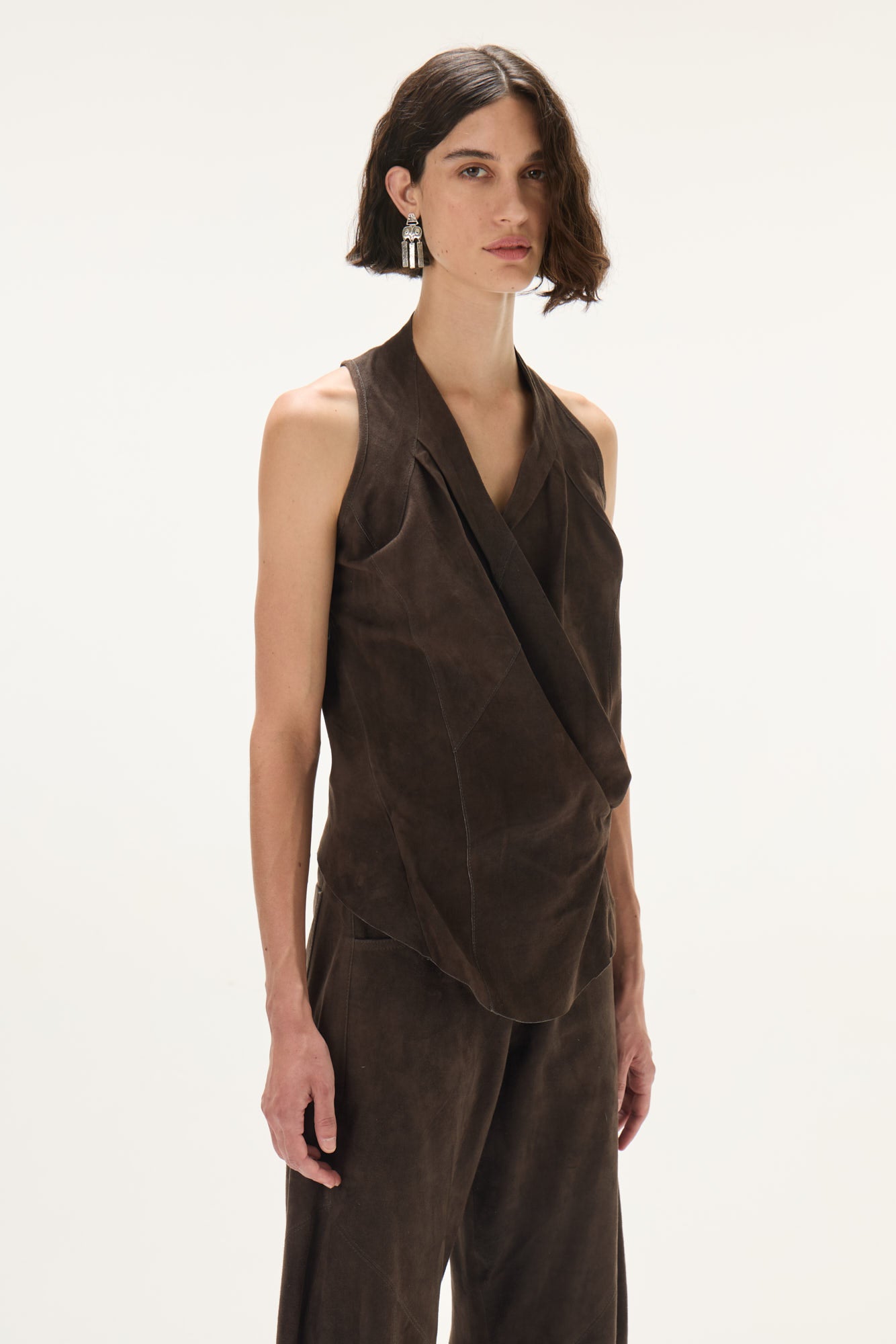 Fuste Suede Top