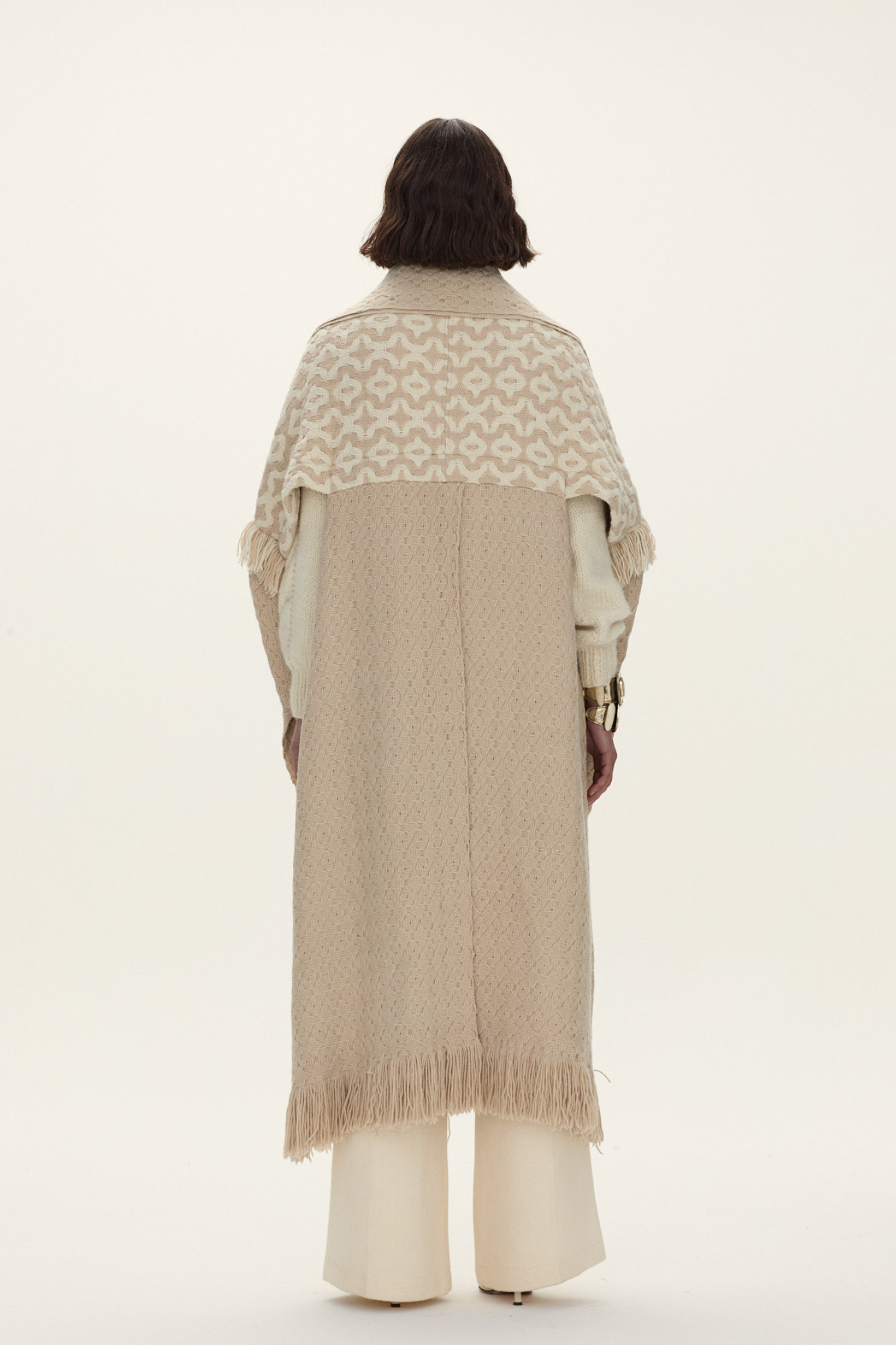 Acacia  Handwoven Loom Poncho