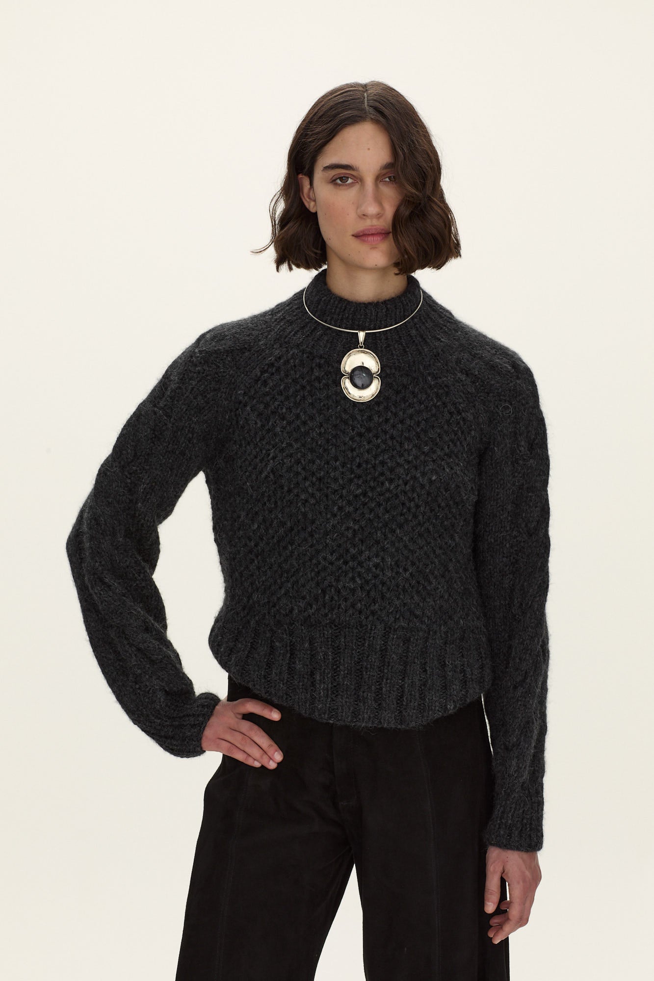 Ampi HandKnitted Alpaca-Wool Sweater