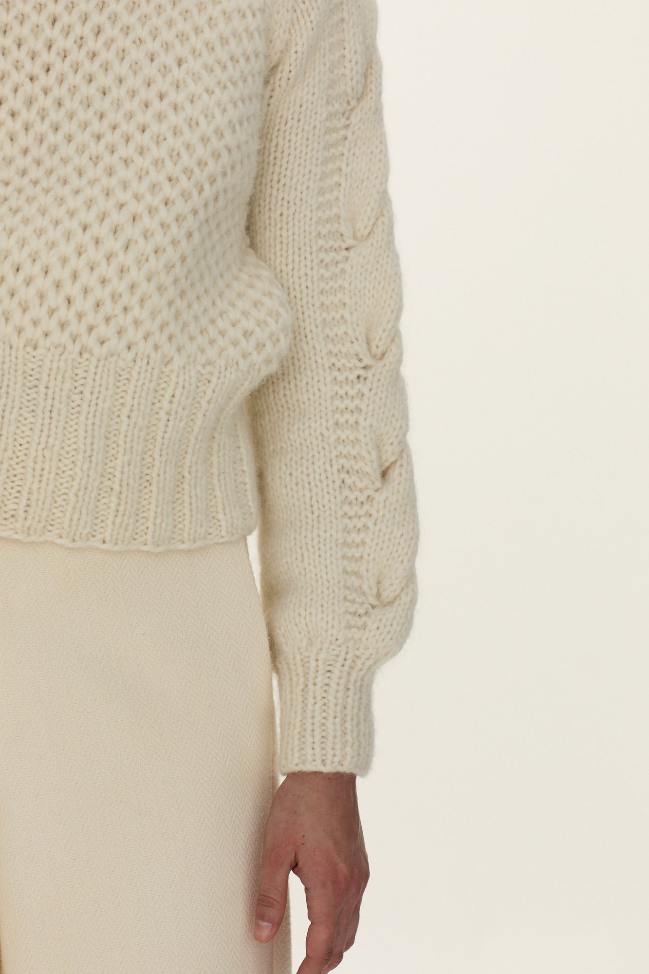 Ampi HandKnitted Alpaca-Wool Sweater
