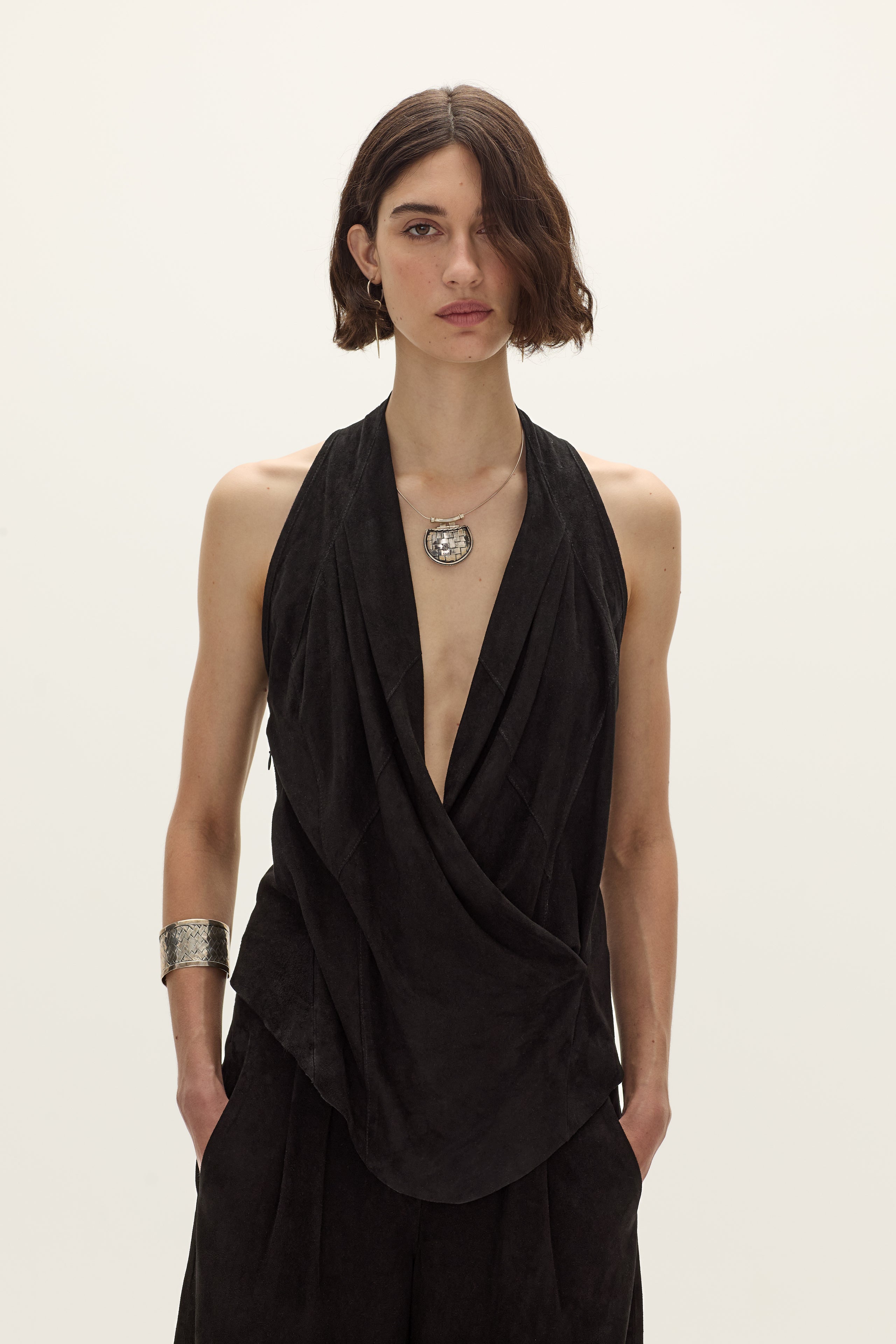 Fuste Suede Top