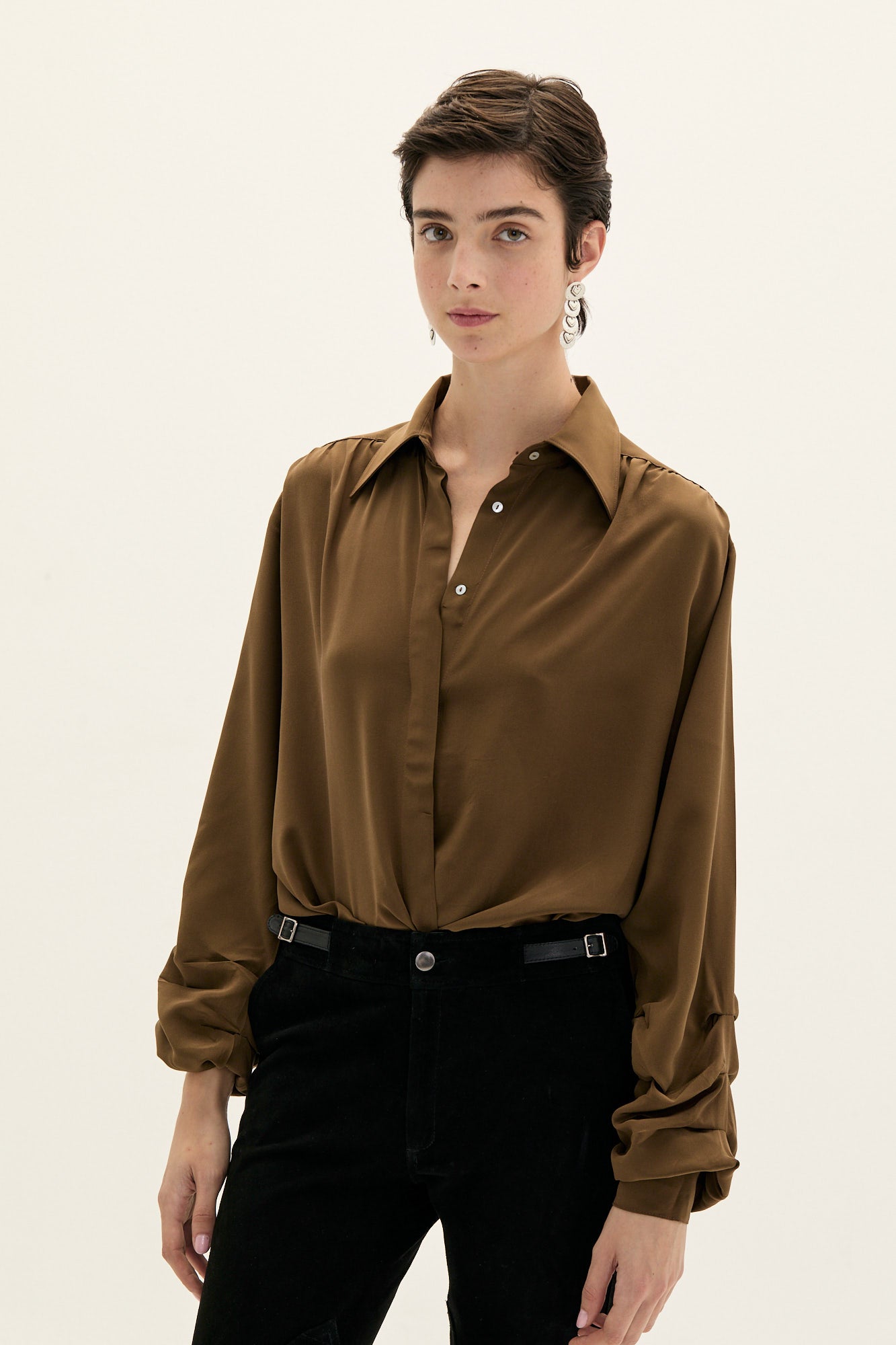 Azabache Silk Shirt