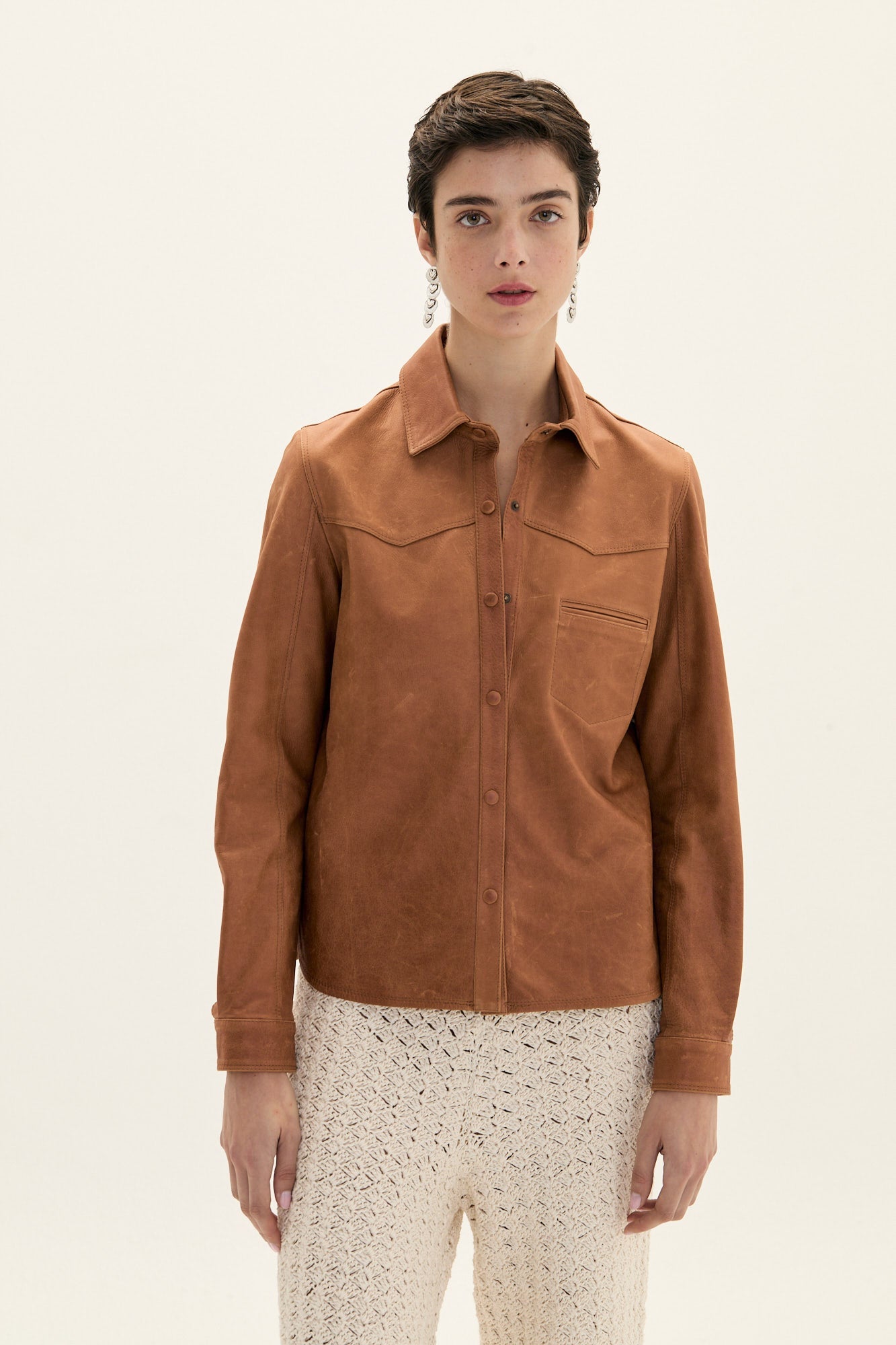 Rivero Leather Shirt