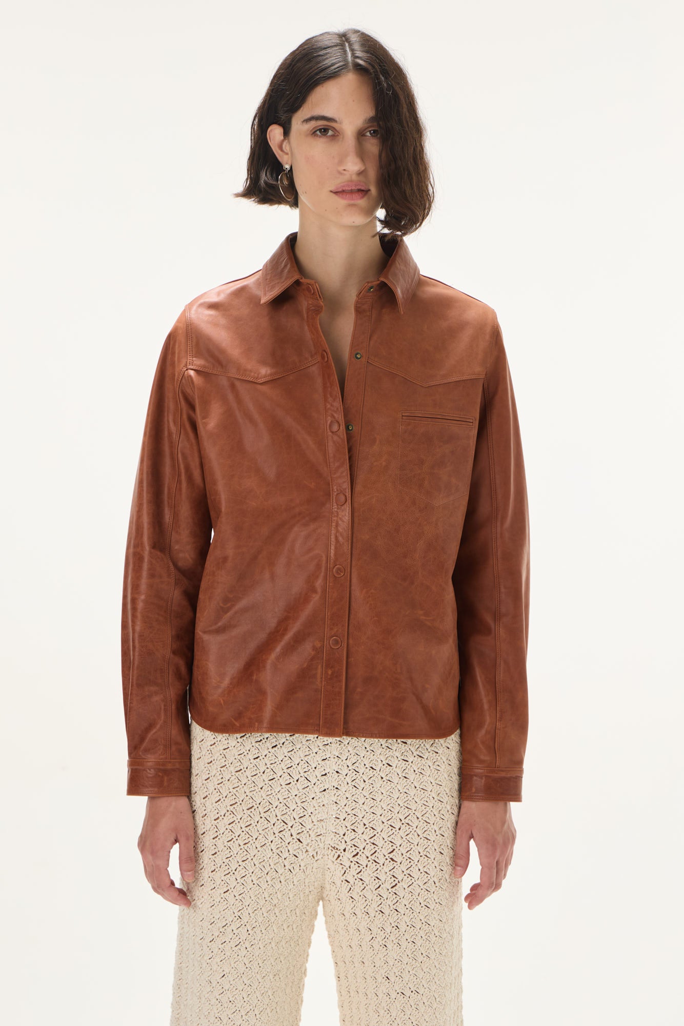 Rivero Leather Shirt