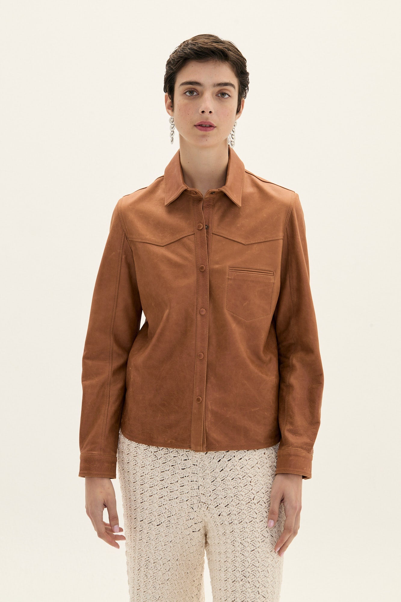 Rivero Leather Shirt