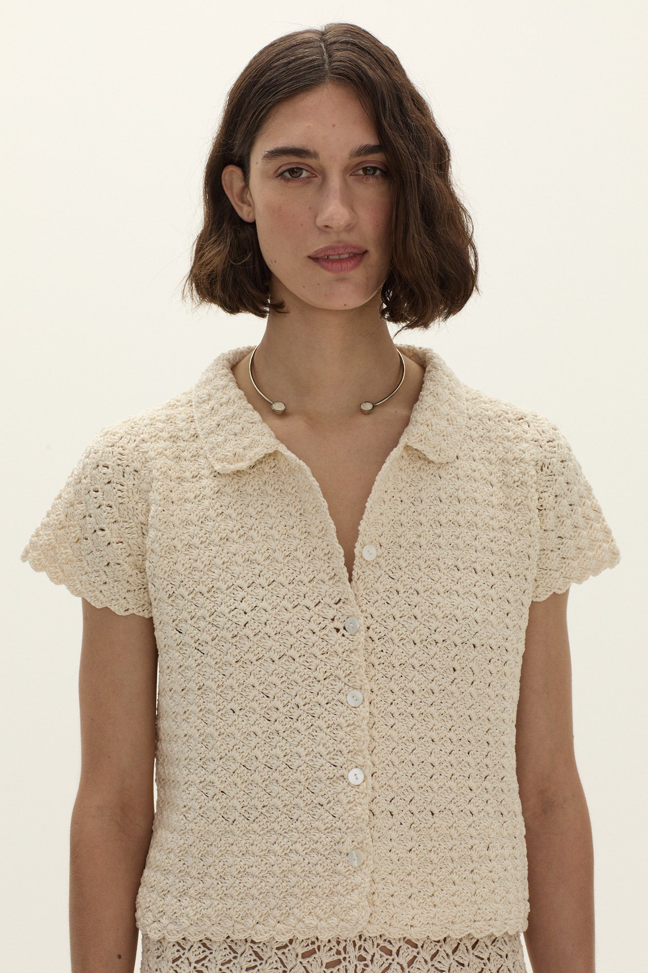 Cascada Hand Crochet Shirt