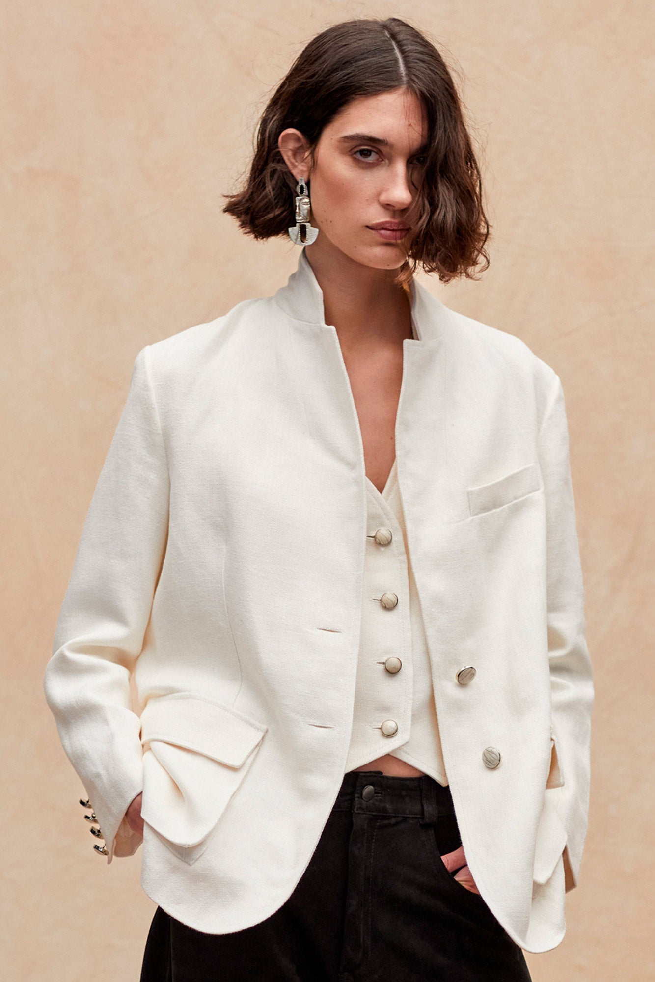 Bravo linen jacket