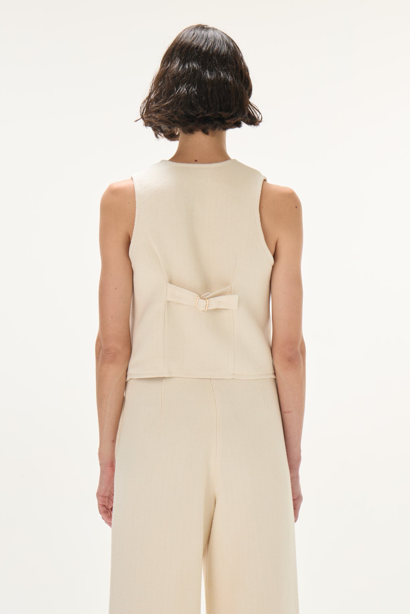 Lazo Hand-Loomed Cotton Vest