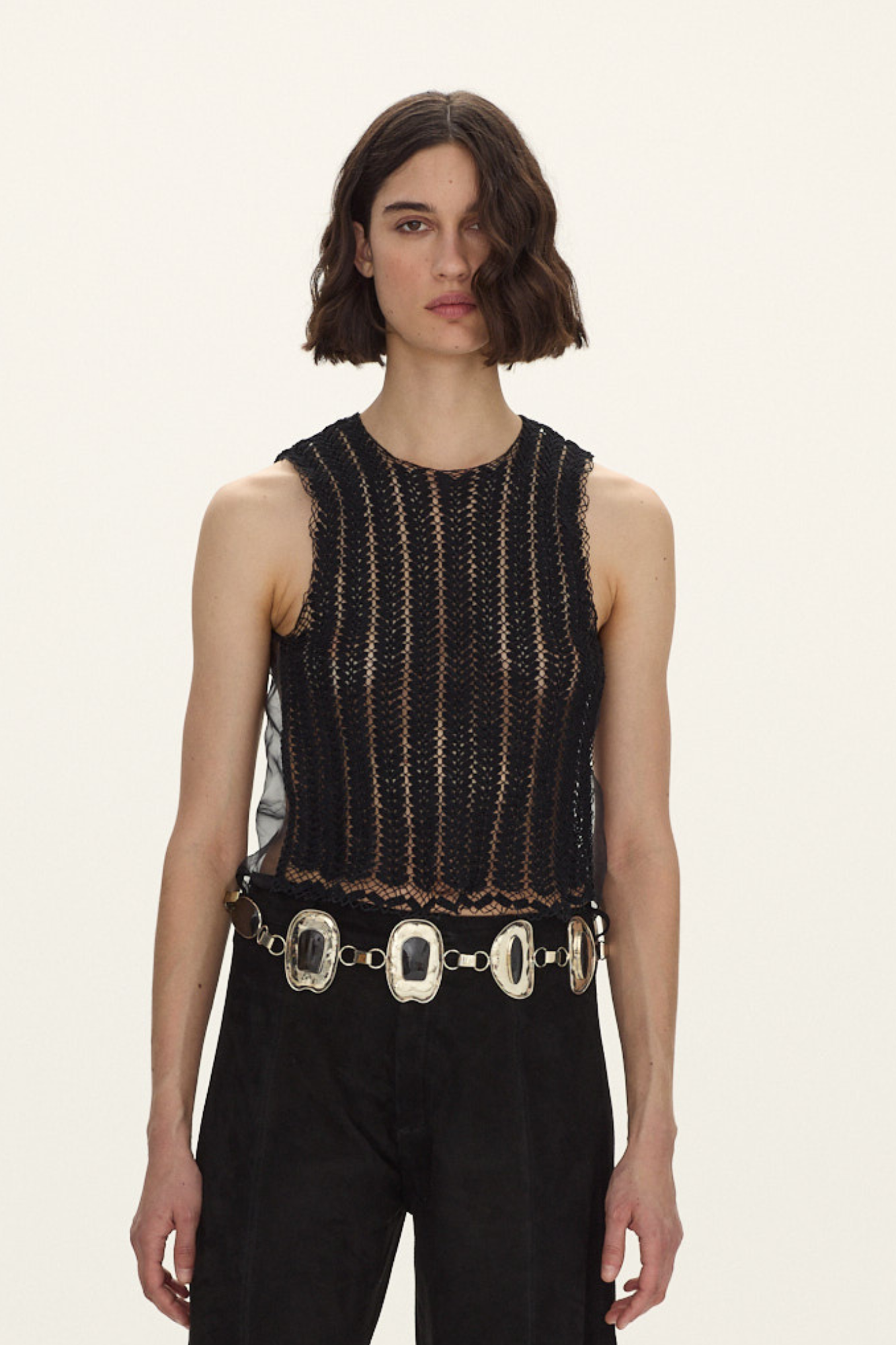 Yunga Handmade Lace Top