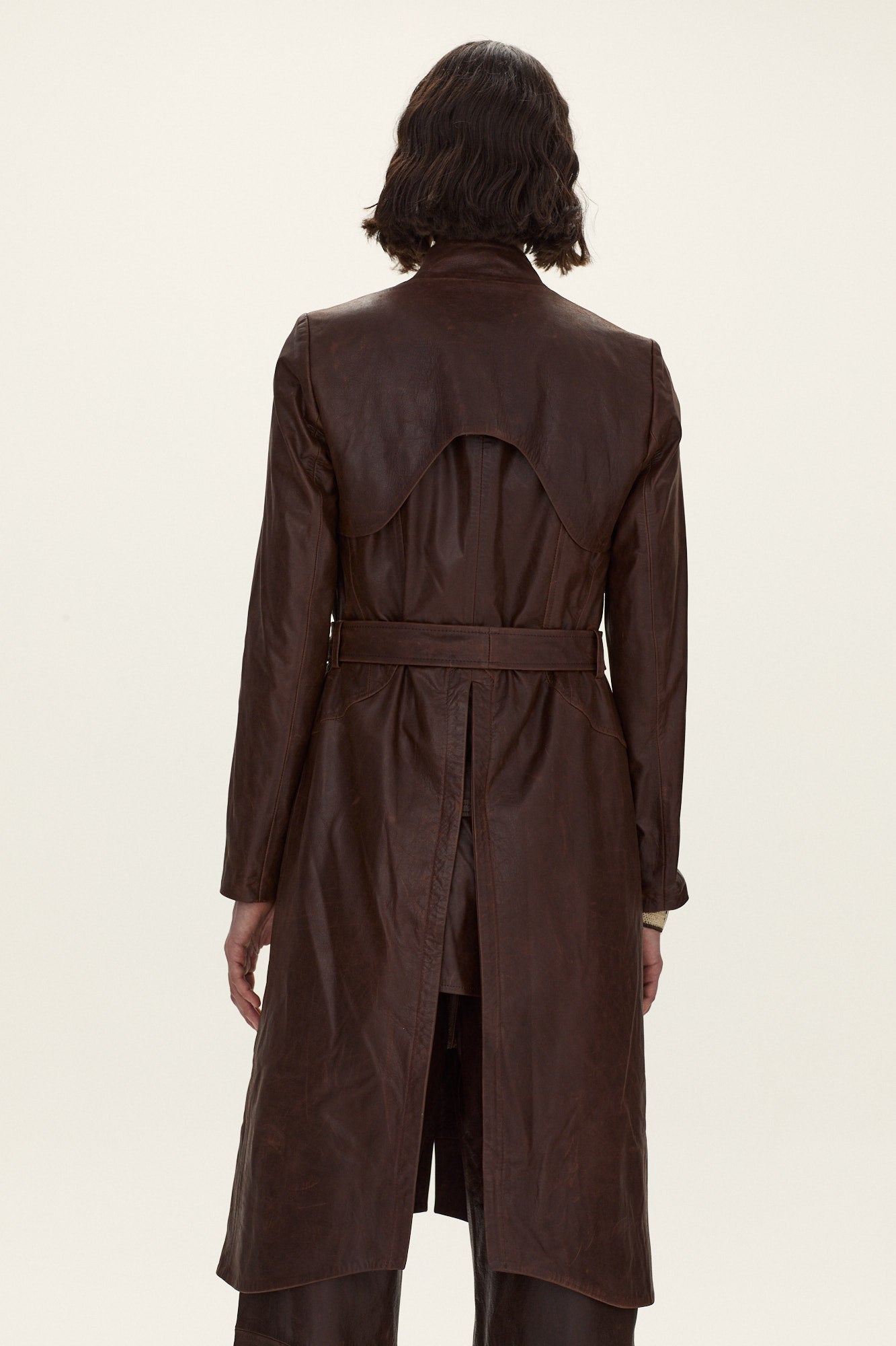Esquila Leather Coat