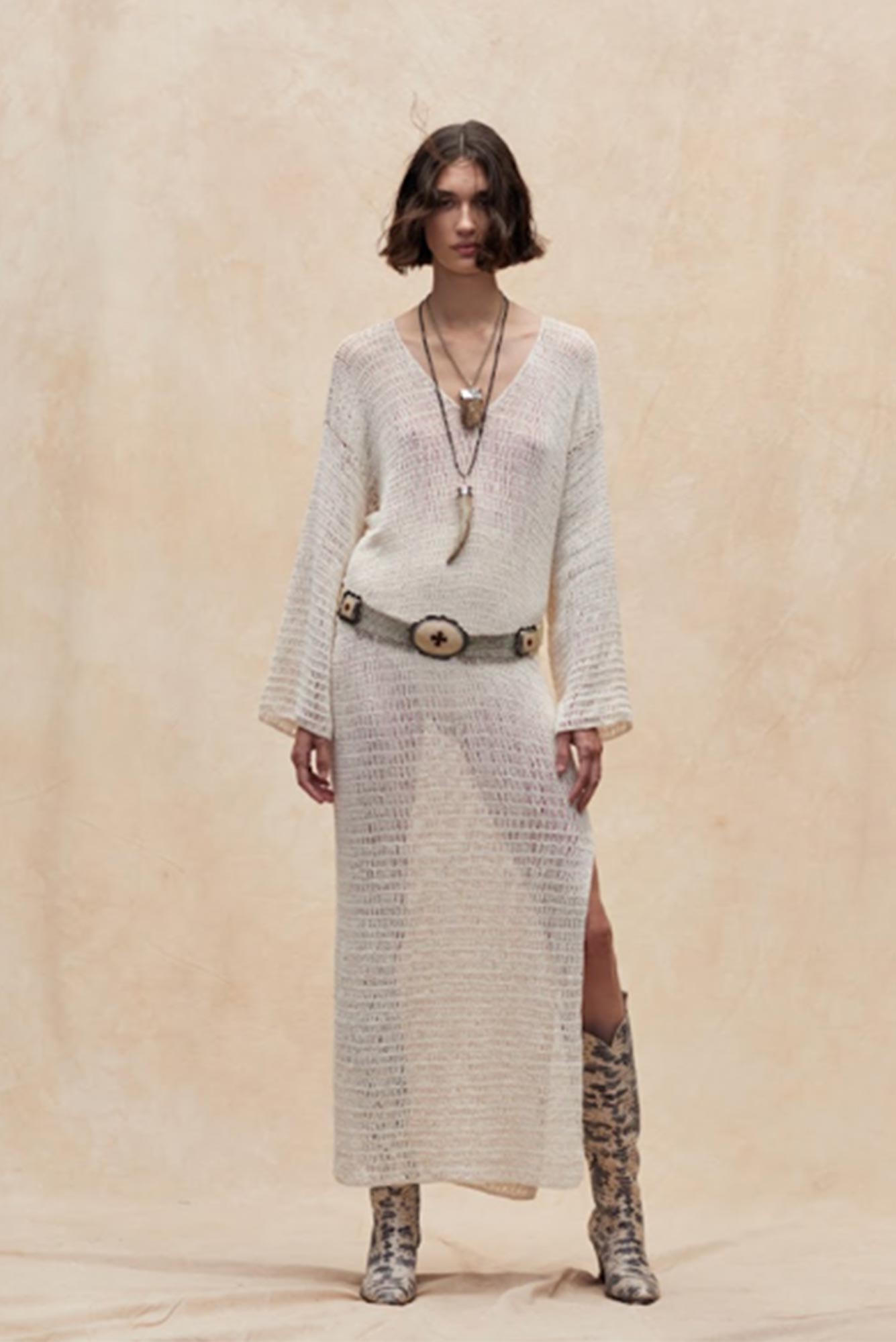 Marina Hand Crochet Kaftan