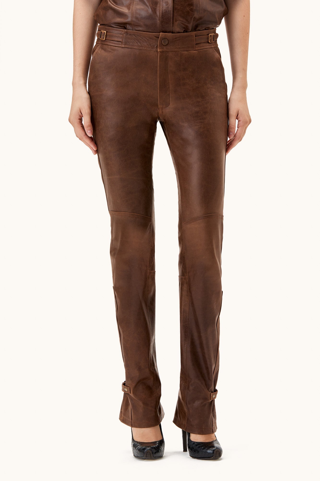 Basto Leather Trousers