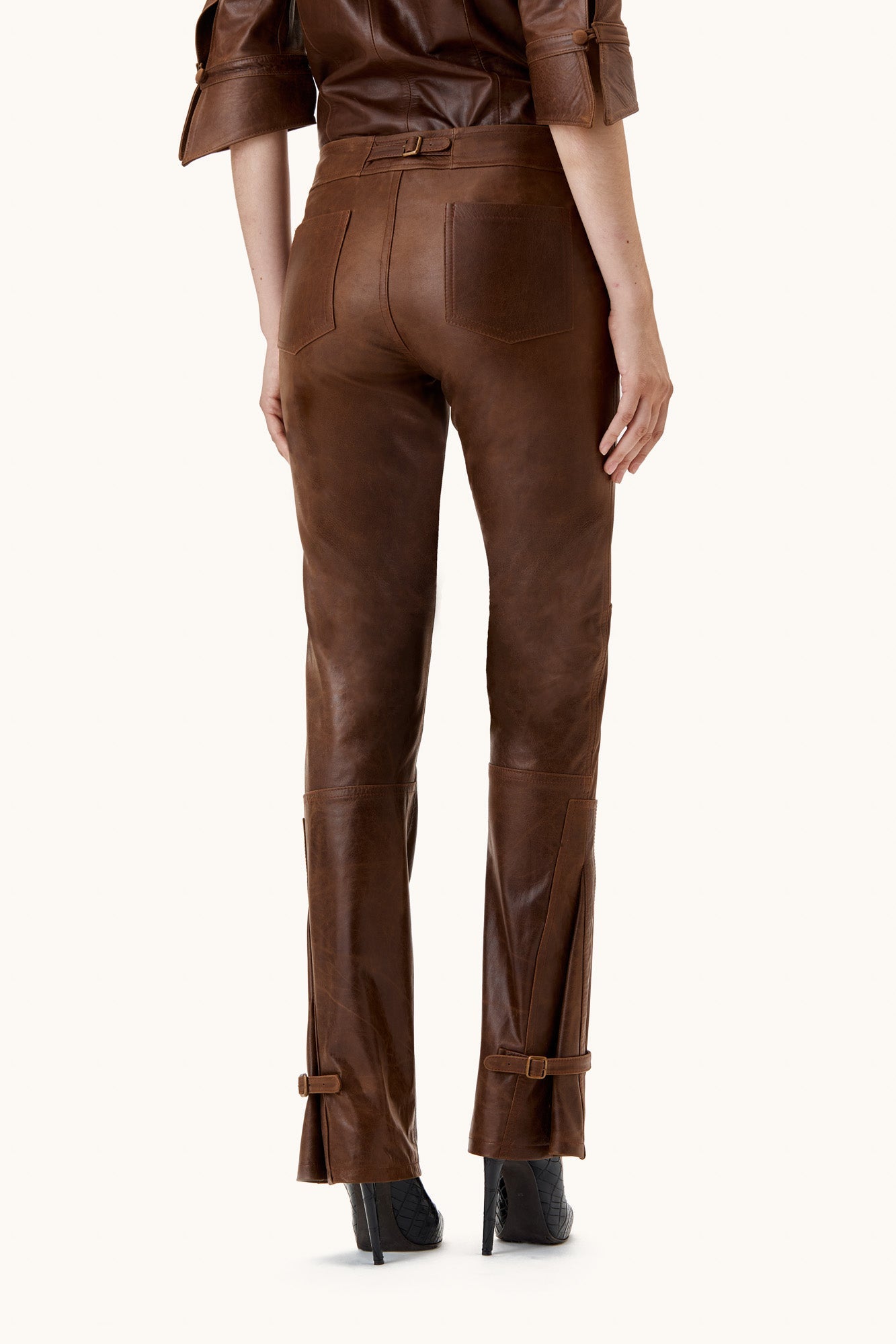 Basto Leather Trousers