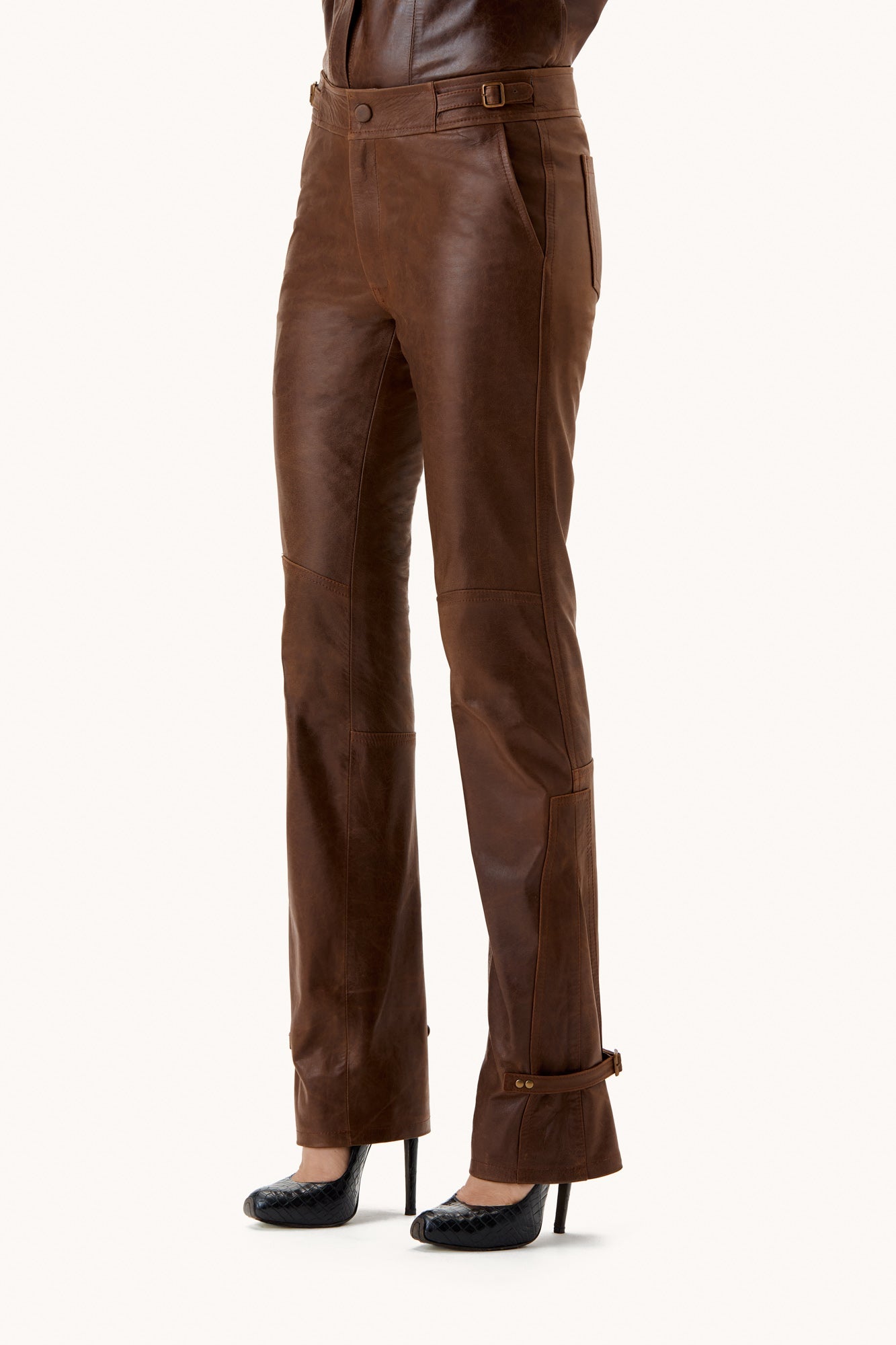 Basto Leather Trousers