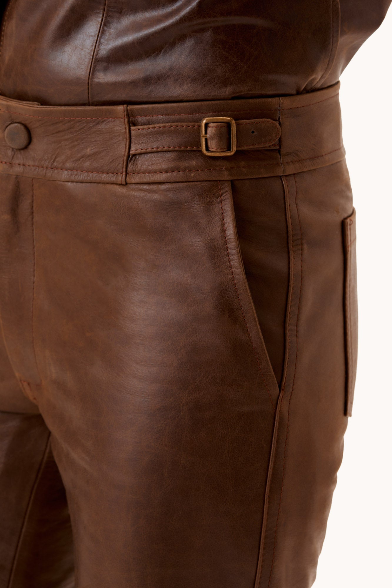 Basto Leather Trousers