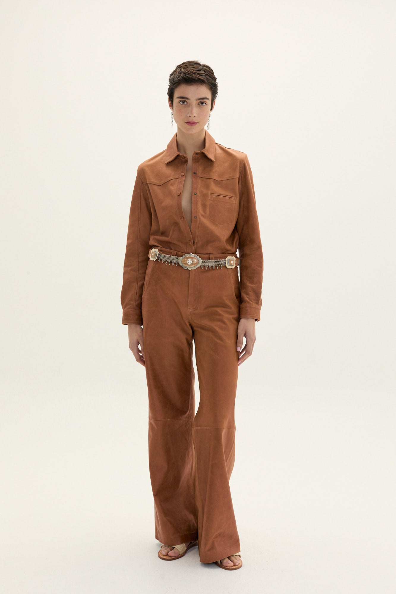 Rivero Leather Trousers