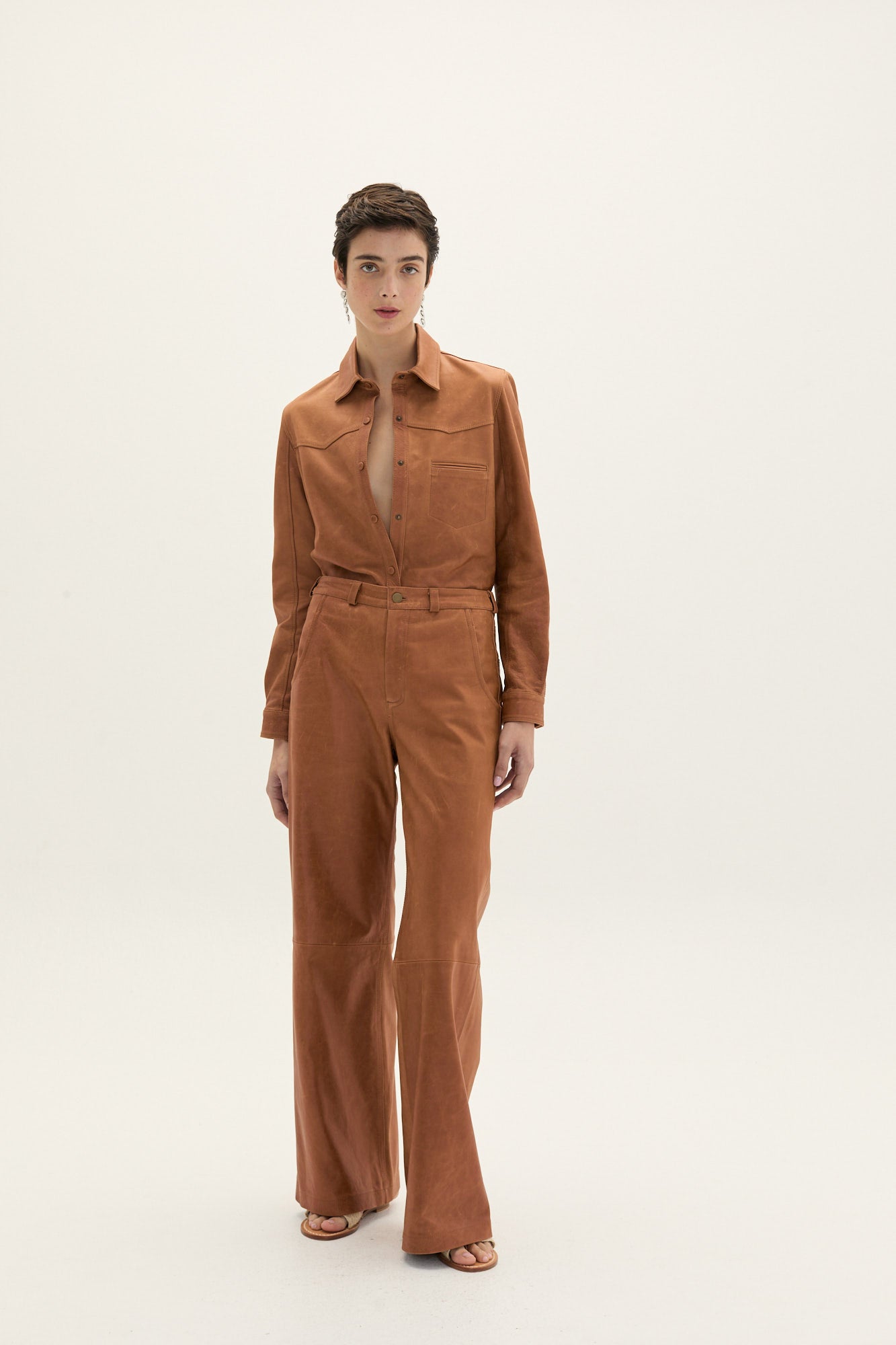 Rivero Leather Trousers