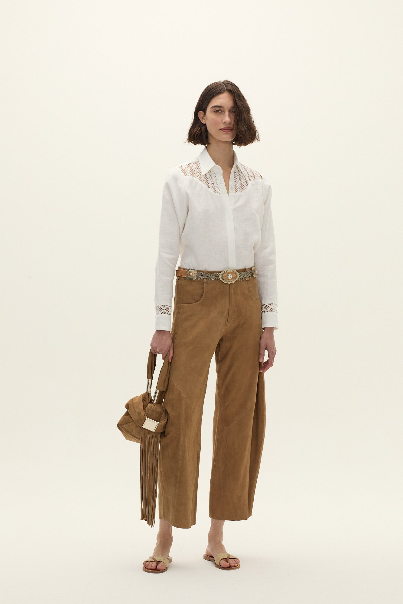 Quebrada Suede Trousers