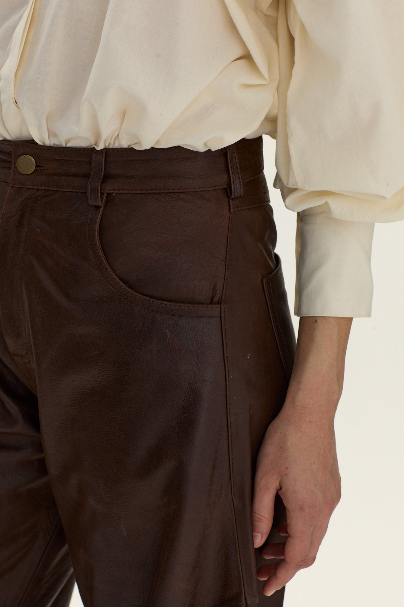 Quebrada Leather Trousers