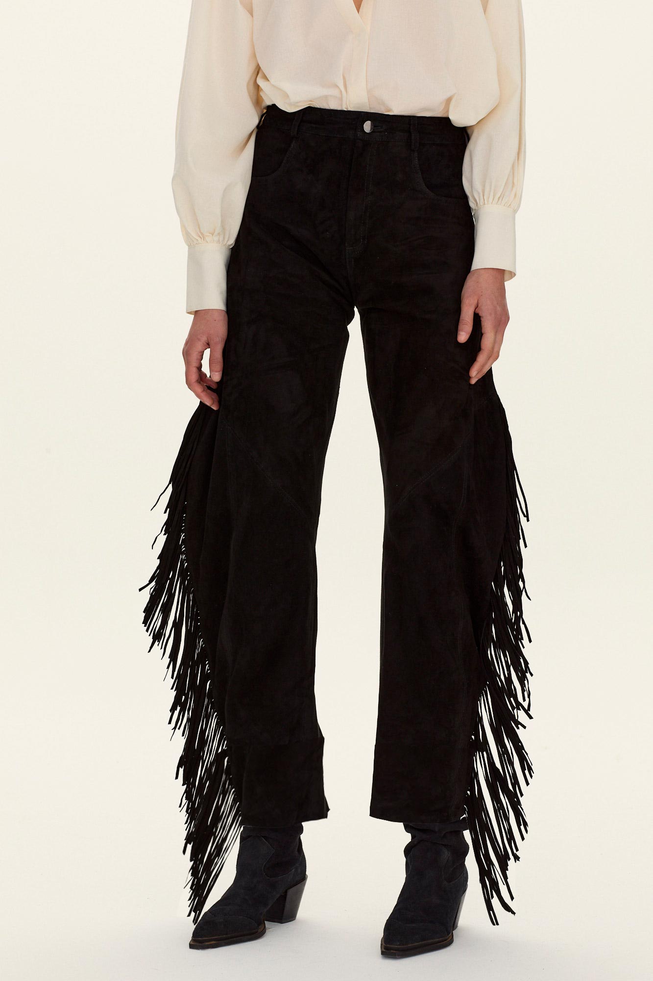 Quebrada Leather Fringes Pant