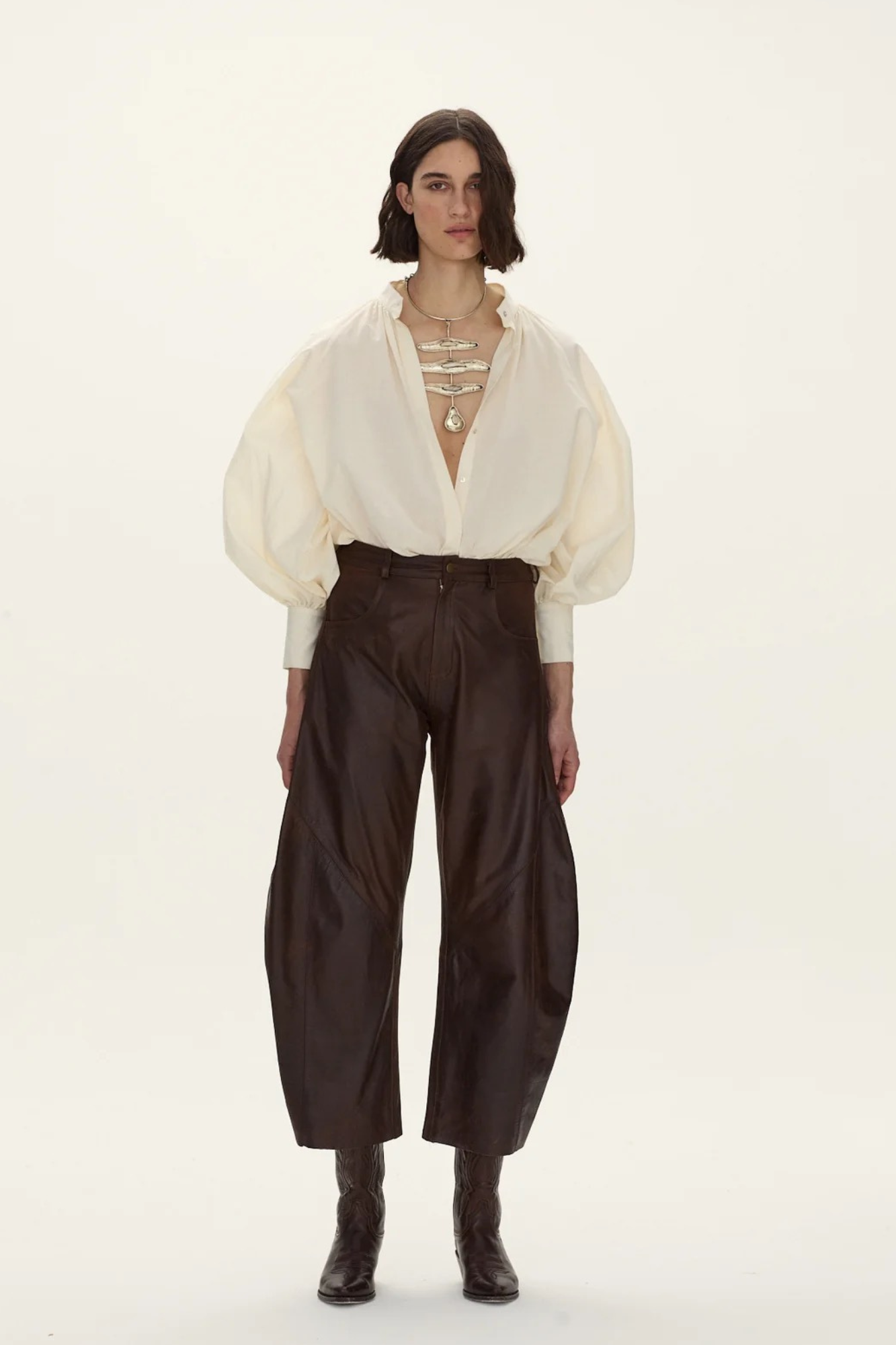 Quebrada Leather Trousers