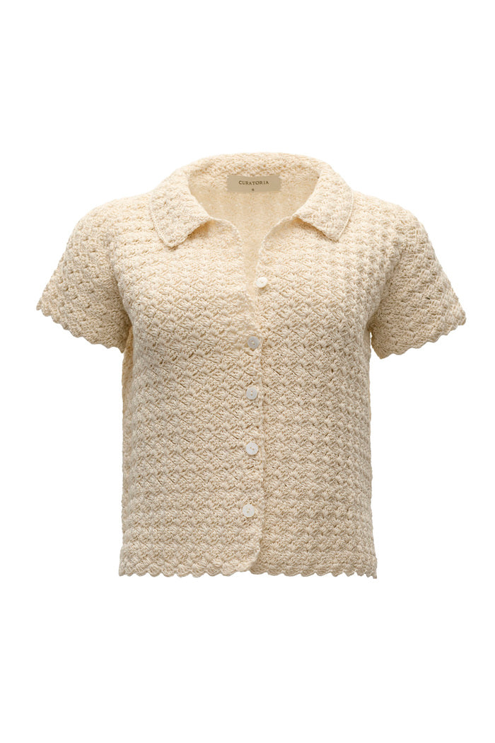 Serena Hand Crochet Shirt