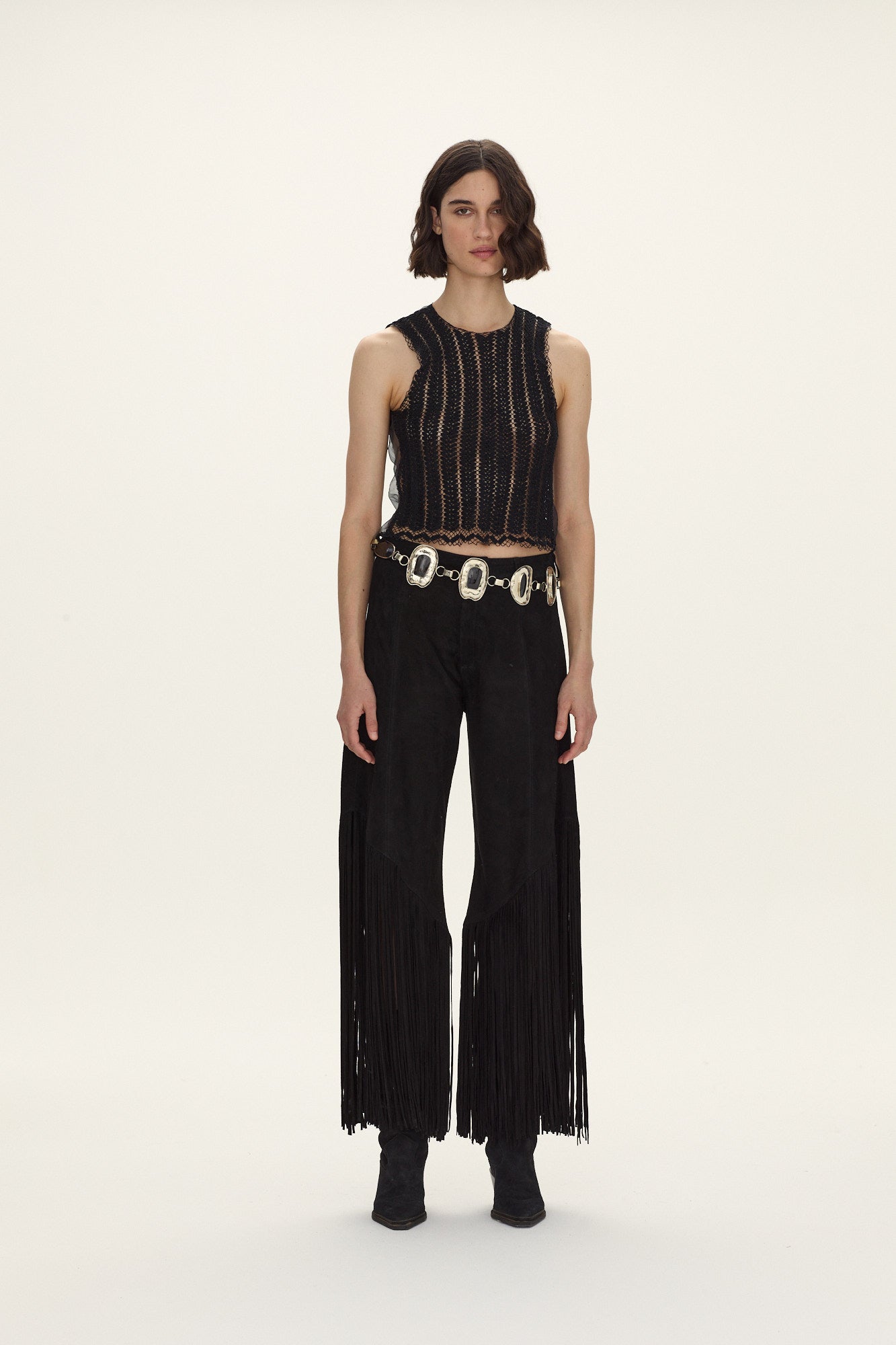 Yunga Handmade Lace Top