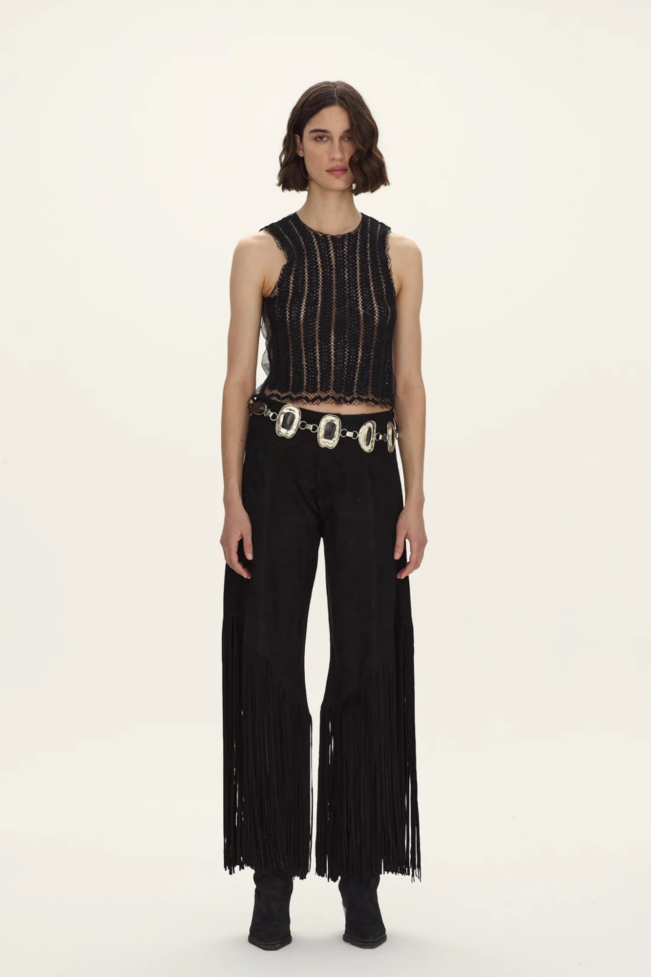 Yunga Handmade Lace Top